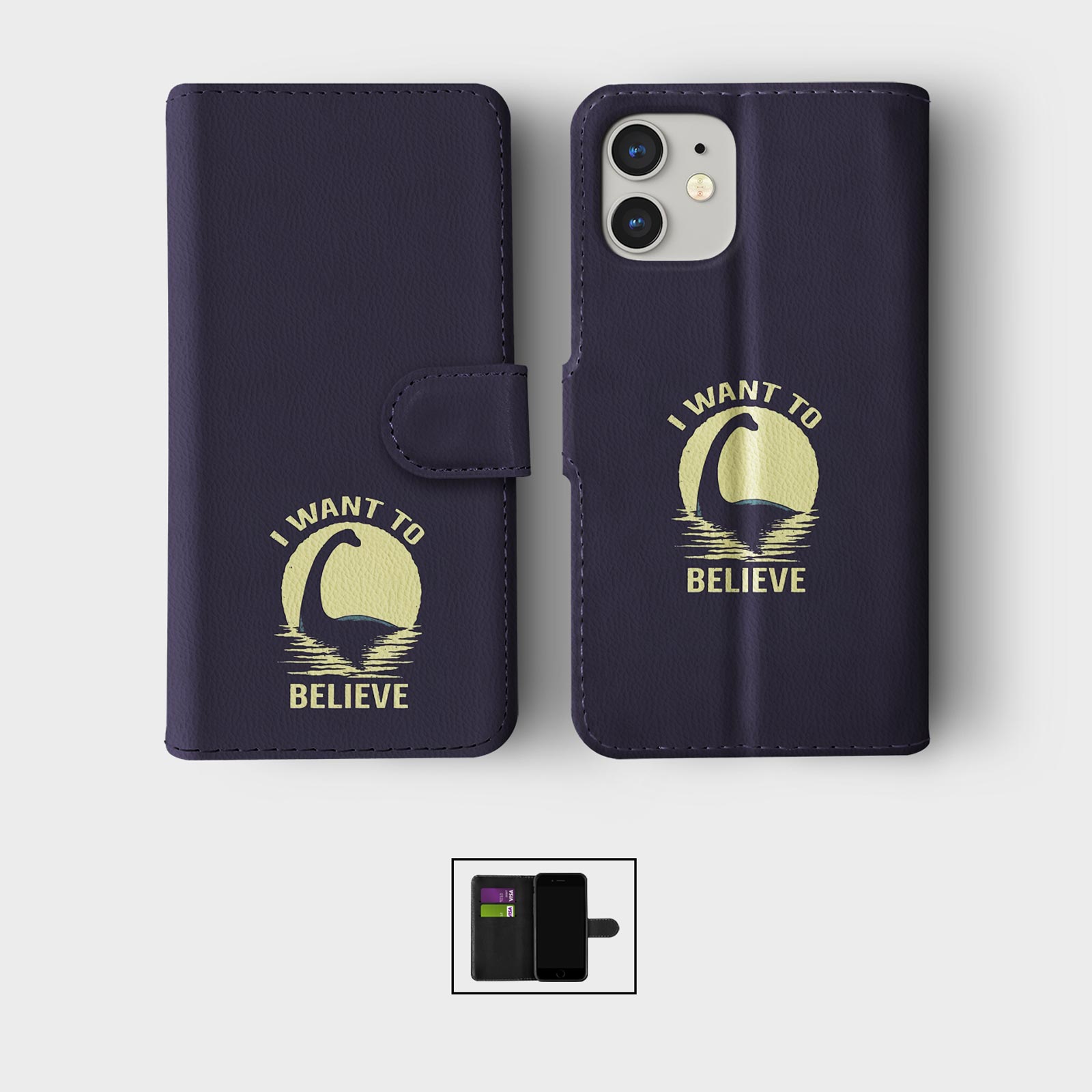 FLIP WALLET PHONE CASE FOR IPHONE 16 15 14 13 12 11 DINOSAUR T REX FUNNY QUOTES - Picture 6 of 10