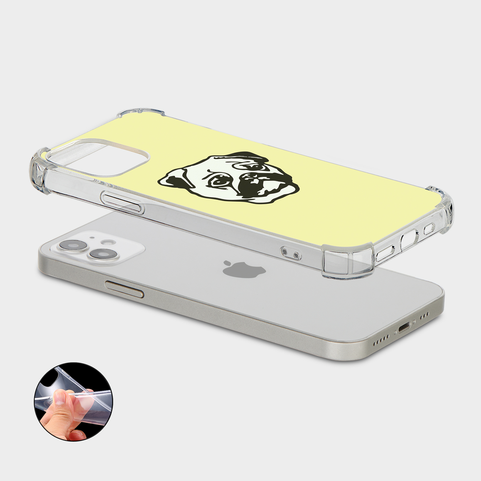 CASE FOR IPHONE 15 14 13 12 11 SE 8 PRO SHOCKPROOF PHONE COVER DOG PUPPY FACE - Picture 20 of 26