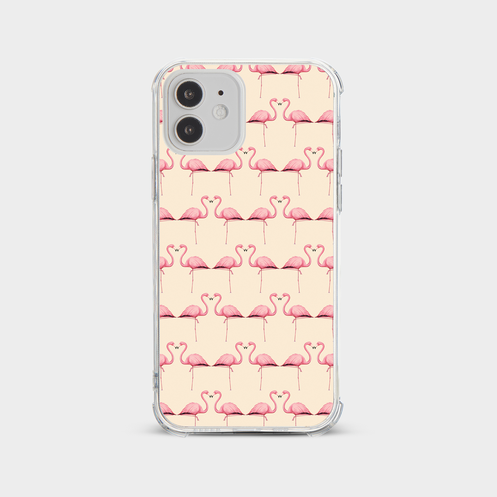 CASE FOR IPHONE 15 14 13 12 11 SE 8 SHOCKPROOF PHONE COVER FLAMINGO PINK BIRDS - Picture 2 of 26