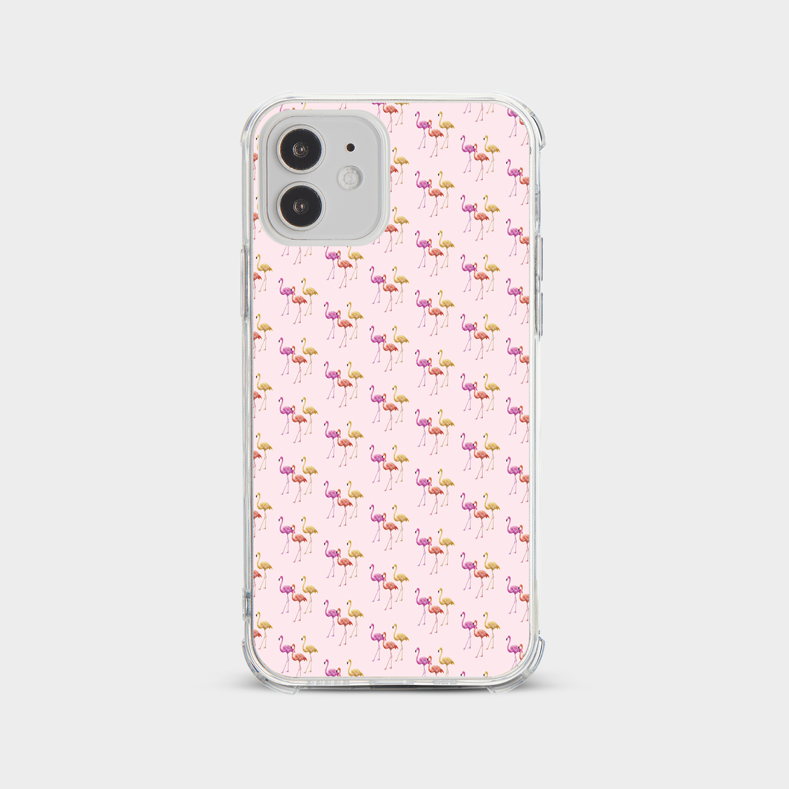 CASE FOR IPHONE 15 14 13 12 11 SE 8 SHOCKPROOF PHONE COVER FLAMINGO PINK BIRDS - Picture 6 of 26