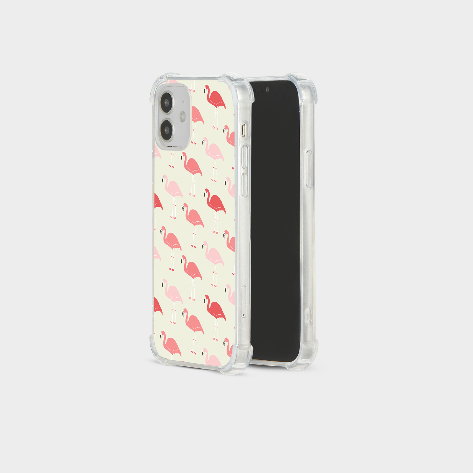 CASE FOR IPHONE 15 14 13 12 11 SE 8 SHOCKPROOF PHONE COVER FLAMINGO PINK BIRDS - Picture 11 of 26