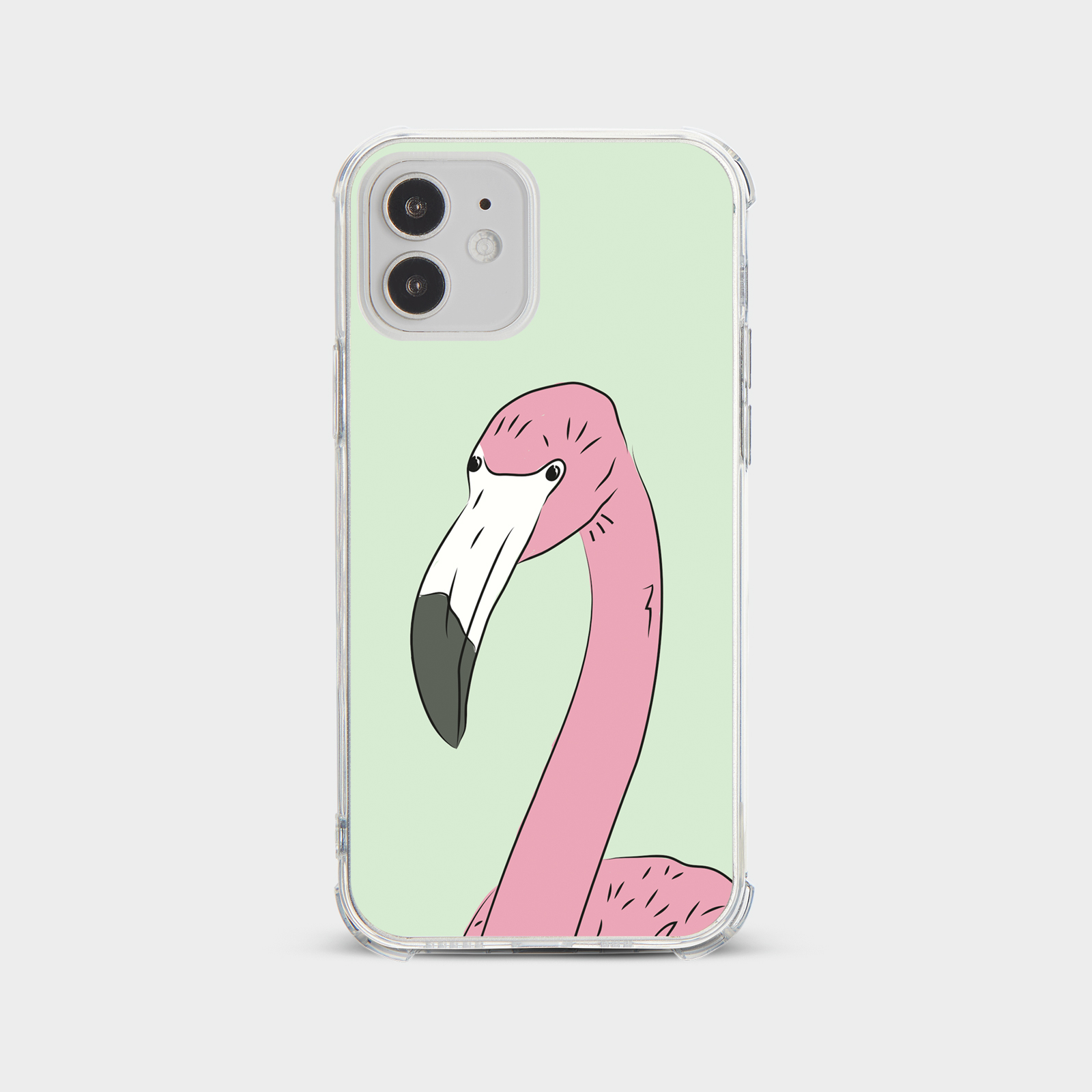 CASE FOR IPHONE 15 14 13 12 11 SE 8 SHOCKPROOF PHONE COVER FLAMINGO PINK BIRDS - Picture 18 of 26
