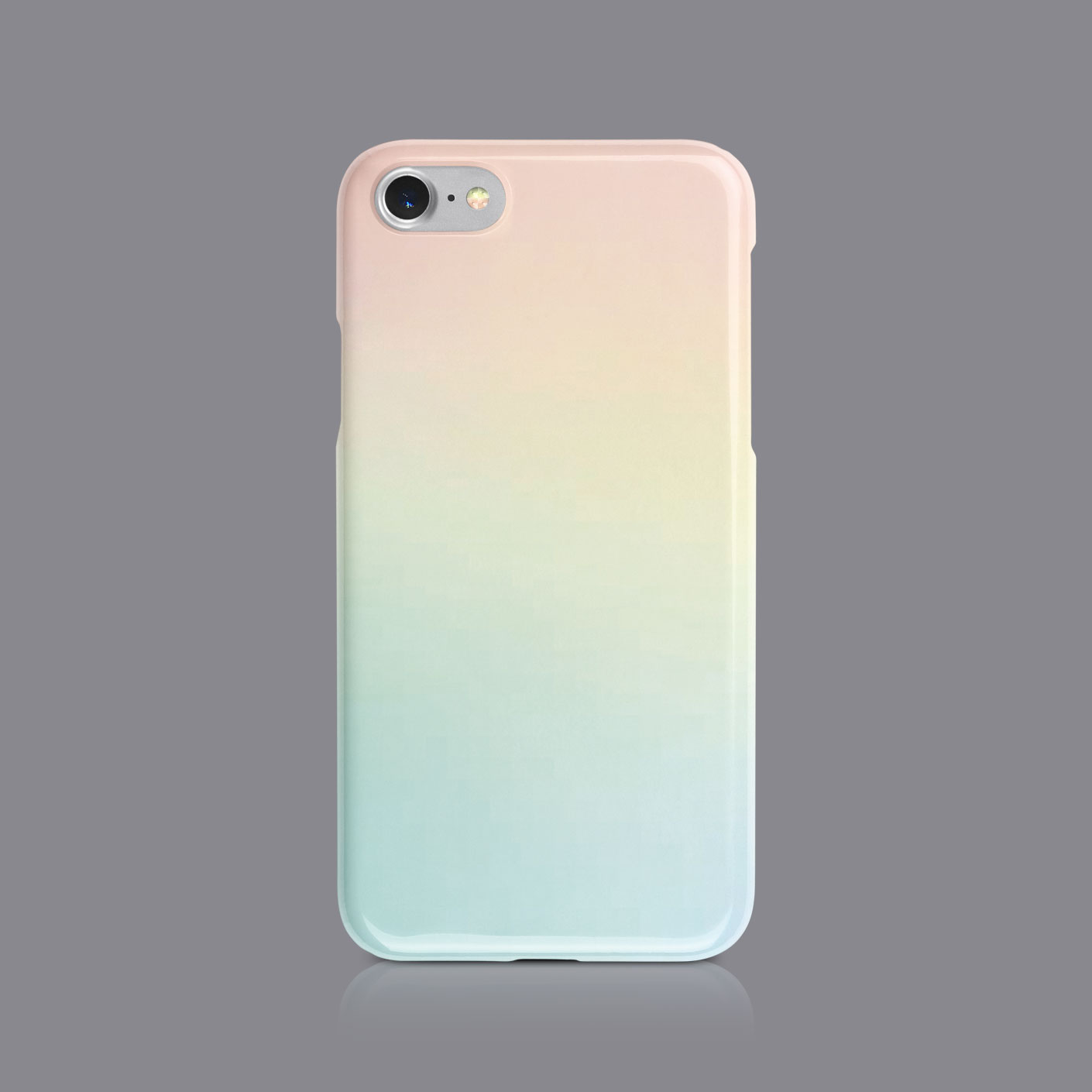 GRADIENT PASTEL COLOURS CUTE PHONE CASE FOR IPHONE 7 8 XS XR SAMSUNG S8 S9 PLUS - Picture 4 of 9