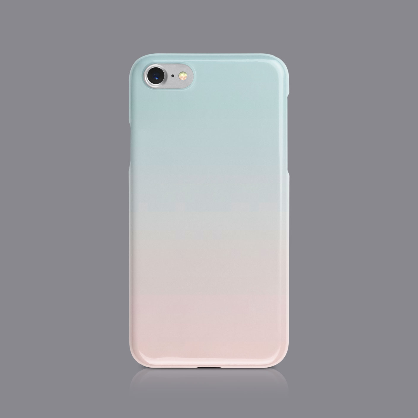 GRADIENT PASTEL COLOURS CUTE PHONE CASE FOR IPHONE 7 8 XS XR SAMSUNG S8 S9 PLUS - Picture 9 of 9