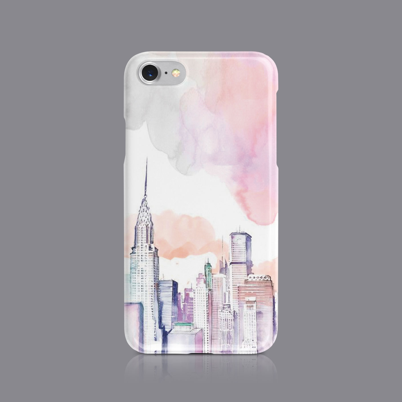 PRINTED GLITTER MARBLE FLORAL PHONE CASE FOR IPHONE 7 8 XS XR SAMSUNG S8 S9 PLUS - Picture 4 of 9