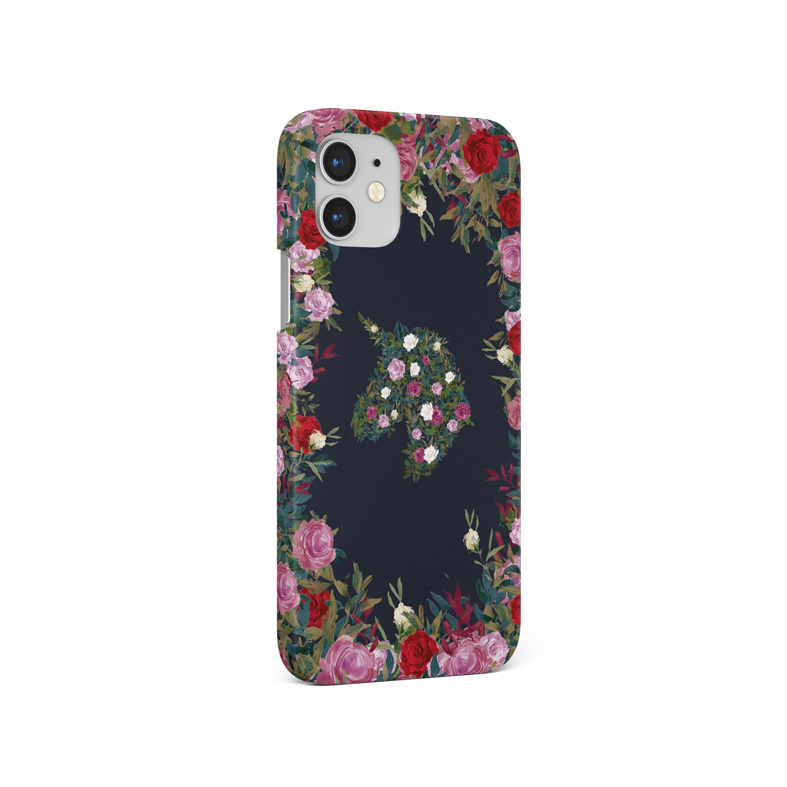 CASE FOR IPHONE 16 15 14 13 12 11 SE 8 PRO MAX HARD PHONE COVER UNICORN ROSES - Picture 7 of 10