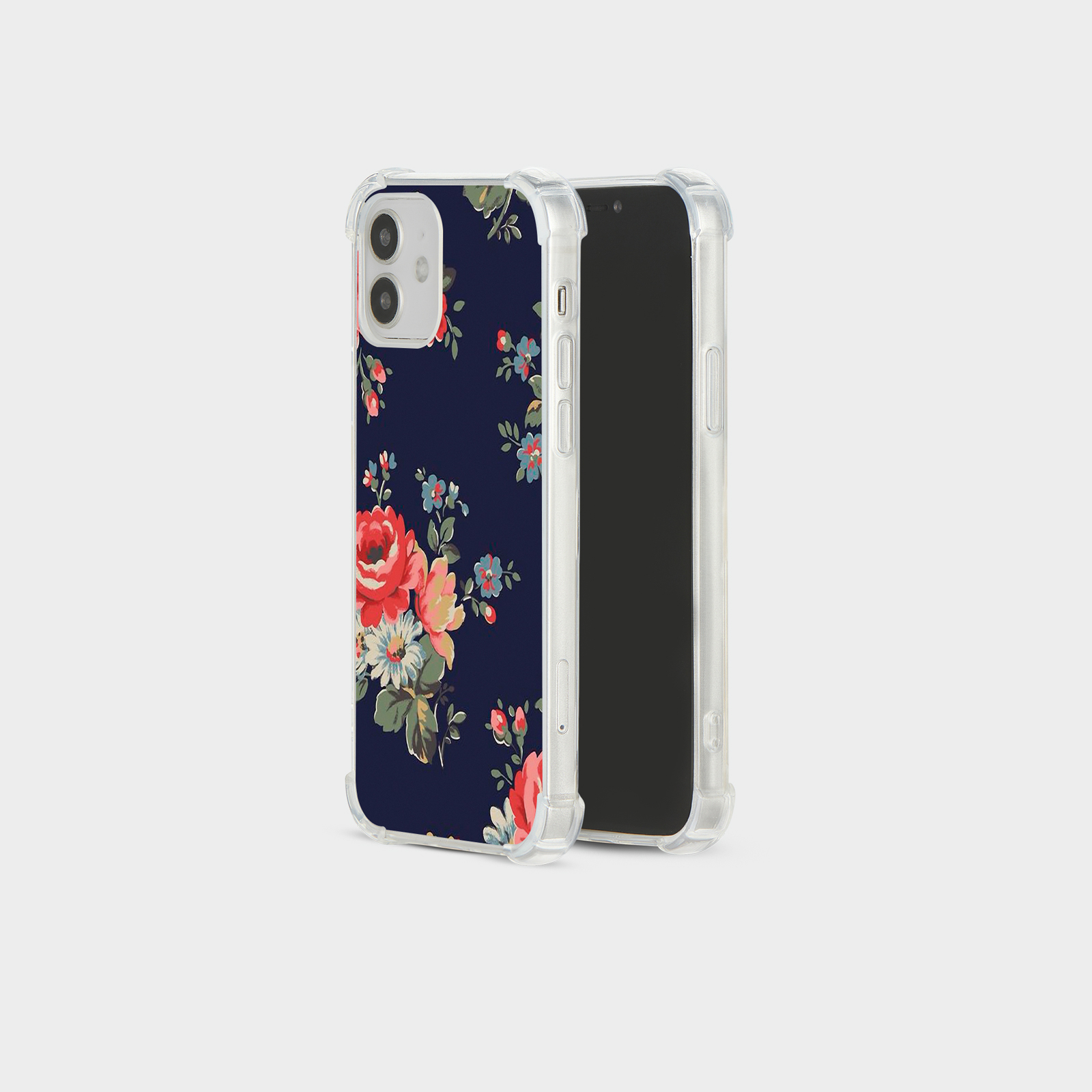 CASE FOR IPHONE 15 14 13 12 11 SE 8 SHOCKPROOF PHONE COVER FLORAL ROSES DAISY - Picture 7 of 34