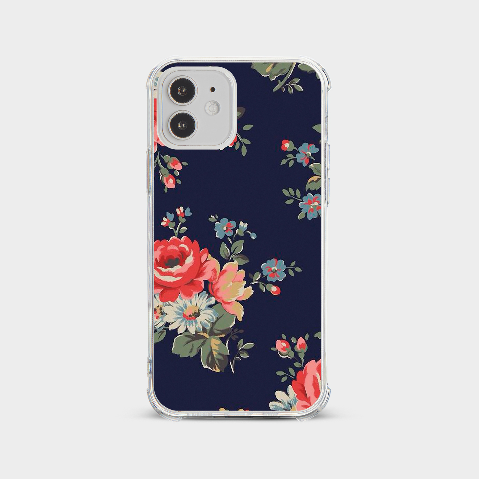CASE FOR IPHONE 15 14 13 12 11 SE 8 SHOCKPROOF PHONE COVER FLORAL ROSES DAISY - Picture 6 of 34