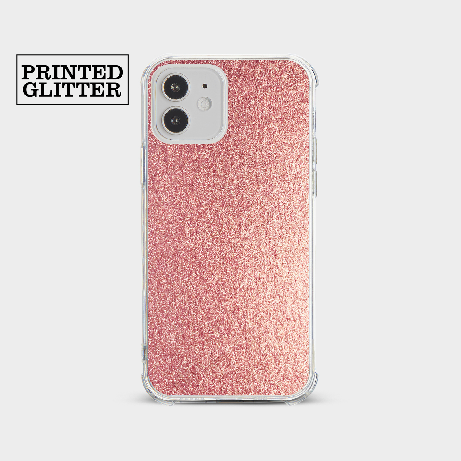 CASE FOR IPHONE 15 14 13 12 11 SE 8 PRO SHOCKPROOF PHONE COVER ROSE GOLD GLITTER - Picture 14 of 30