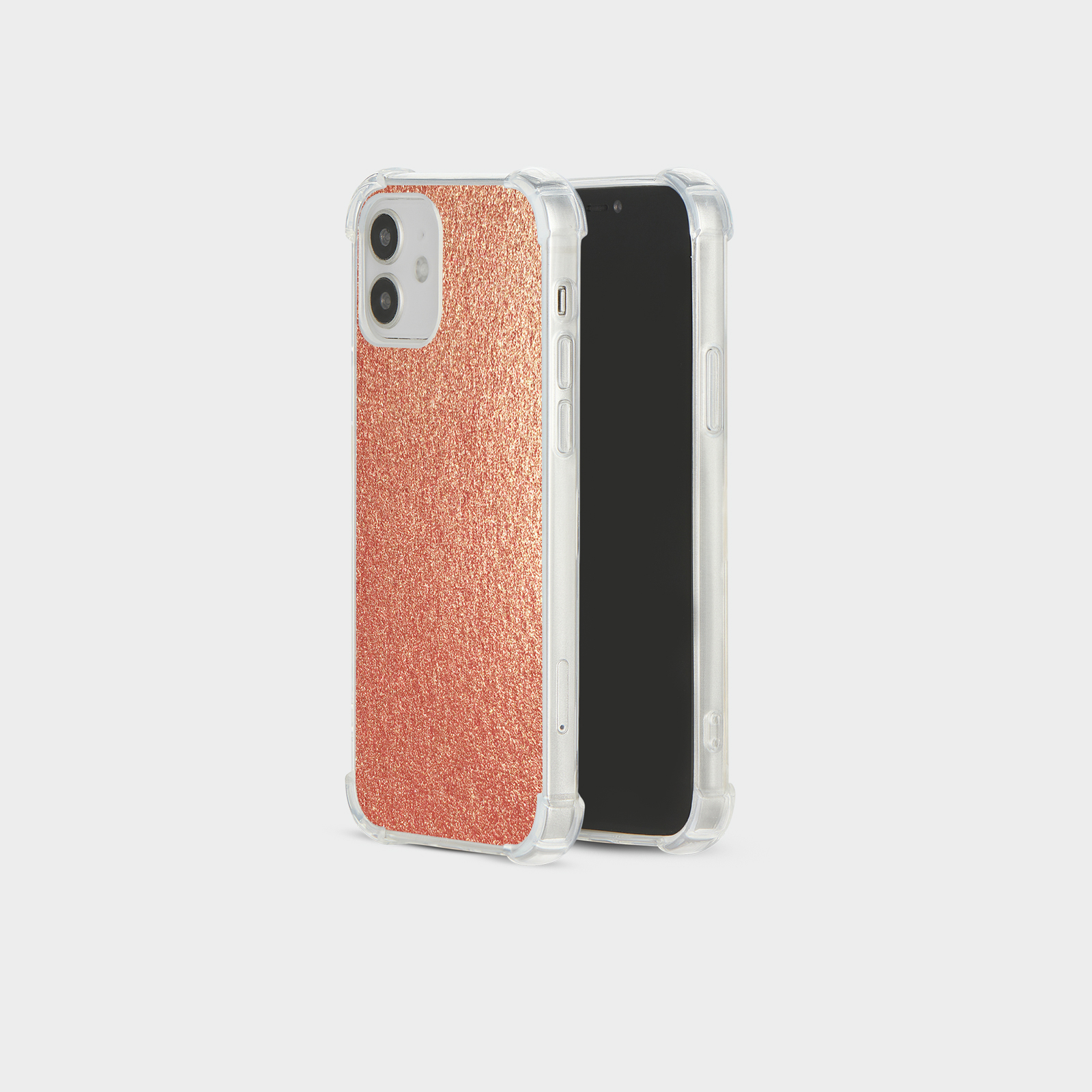 CASE FOR IPHONE 15 14 13 12 11 SE 8 PRO SHOCKPROOF PHONE COVER ROSE GOLD GLITTER - Picture 19 of 30
