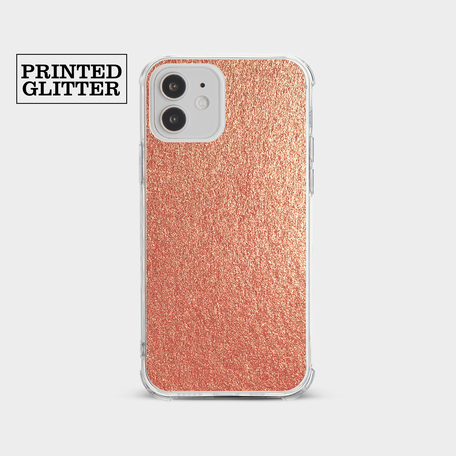 CASE FOR IPHONE 15 14 13 12 11 SE 8 PRO SHOCKPROOF PHONE COVER ROSE GOLD GLITTER - Picture 18 of 30