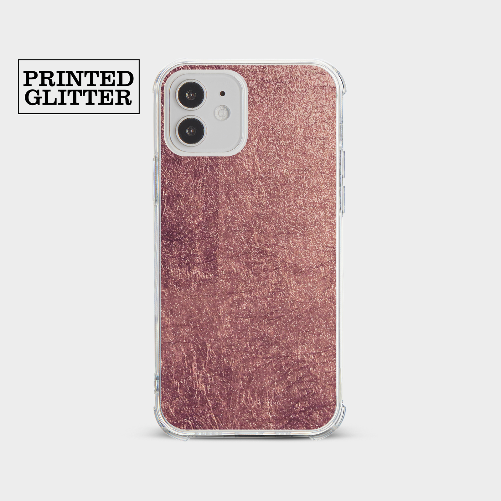 CASE FOR IPHONE 15 14 13 12 11 SE 8 PRO SHOCKPROOF PHONE COVER ROSE GOLD GLITTER - Picture 22 of 30