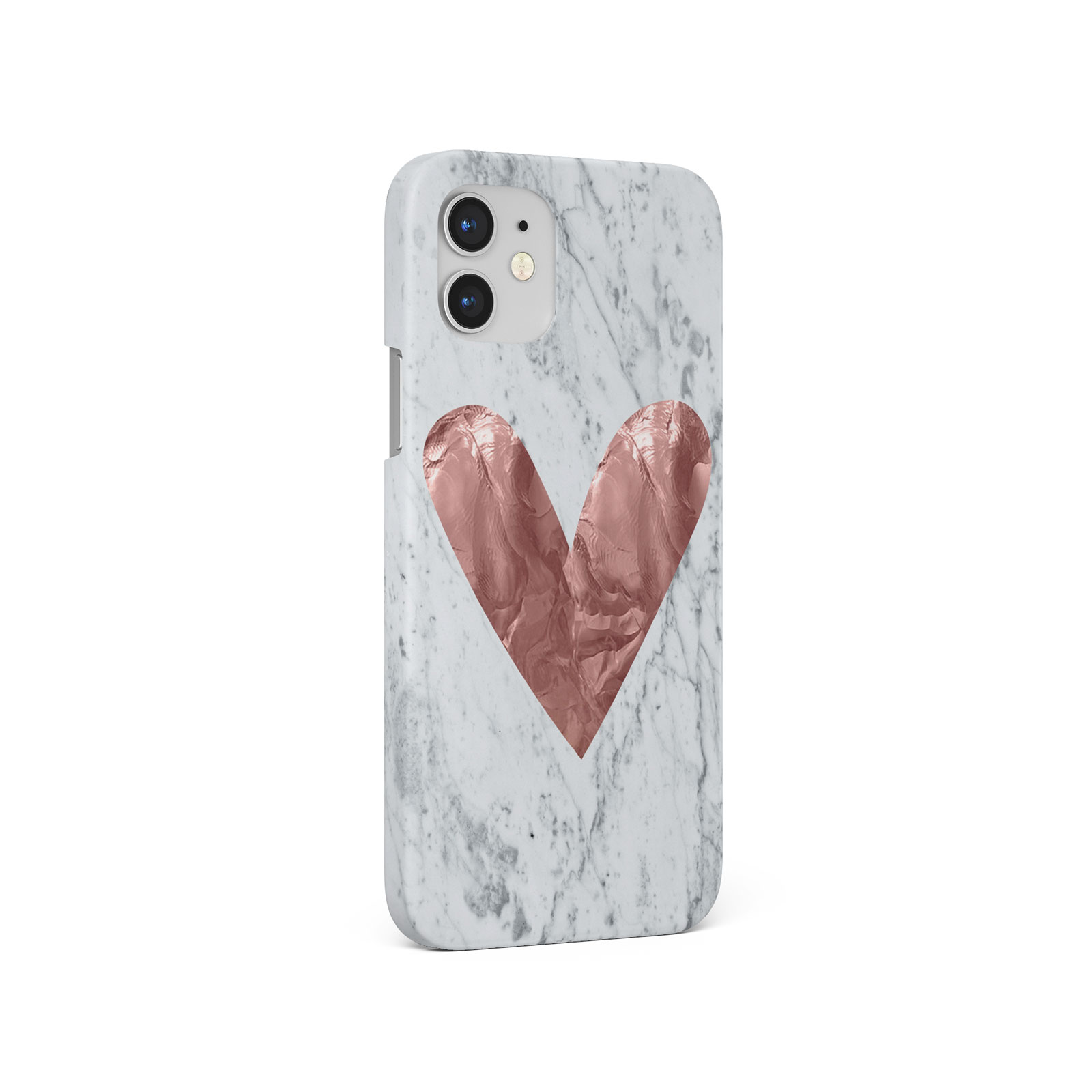 CASE FOR IPHONE 16 15 14 13 12 11 SE 8 PRO MAX HARD PHONE COVER MARBLE ROSE GOLD - Picture 3 of 10