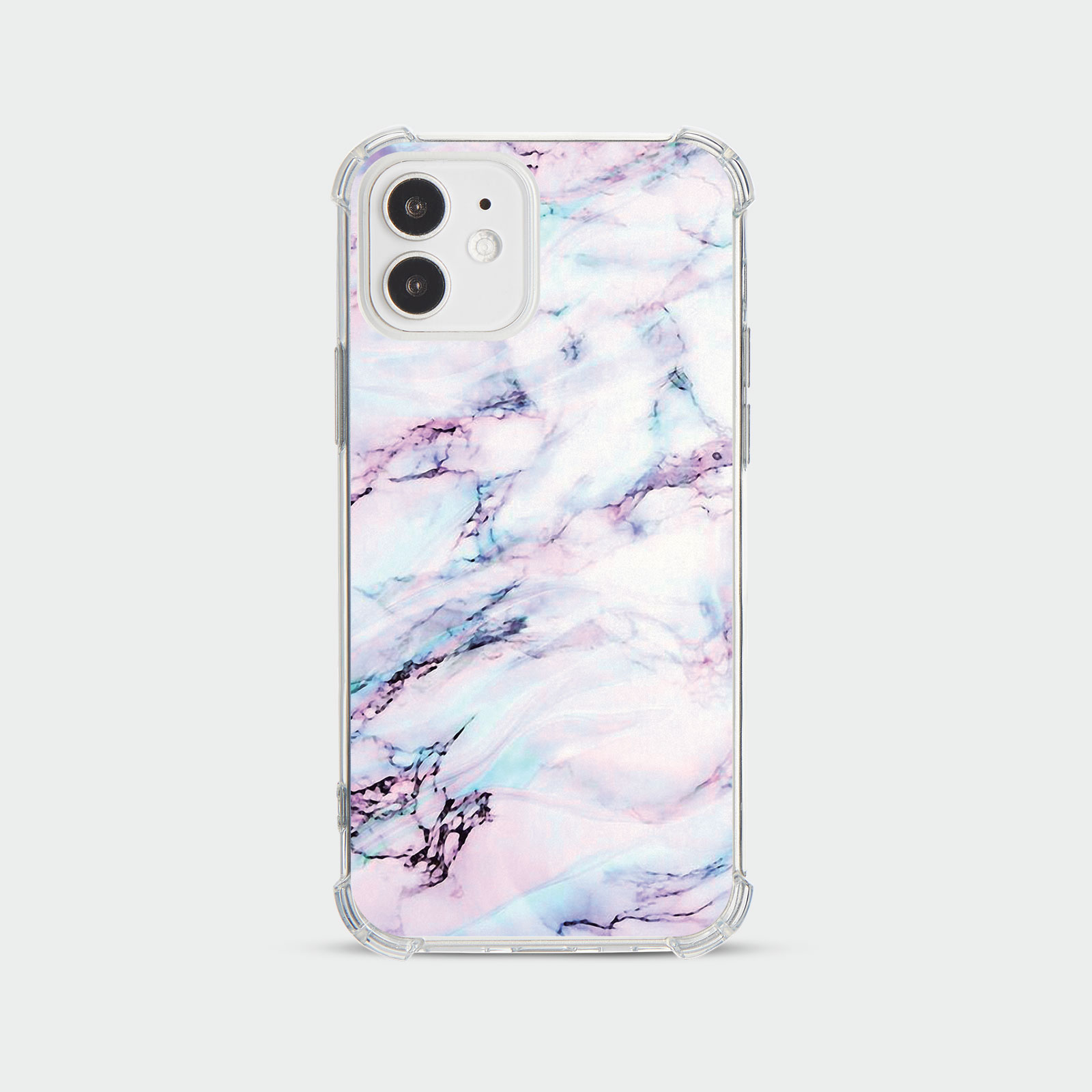 CASE FOR IPHONE 15 14 13 12 11 SE 8 PRO SHOCKPROOF PHONE COVER MARBLE ROSE GOLD - Picture 10 of 34