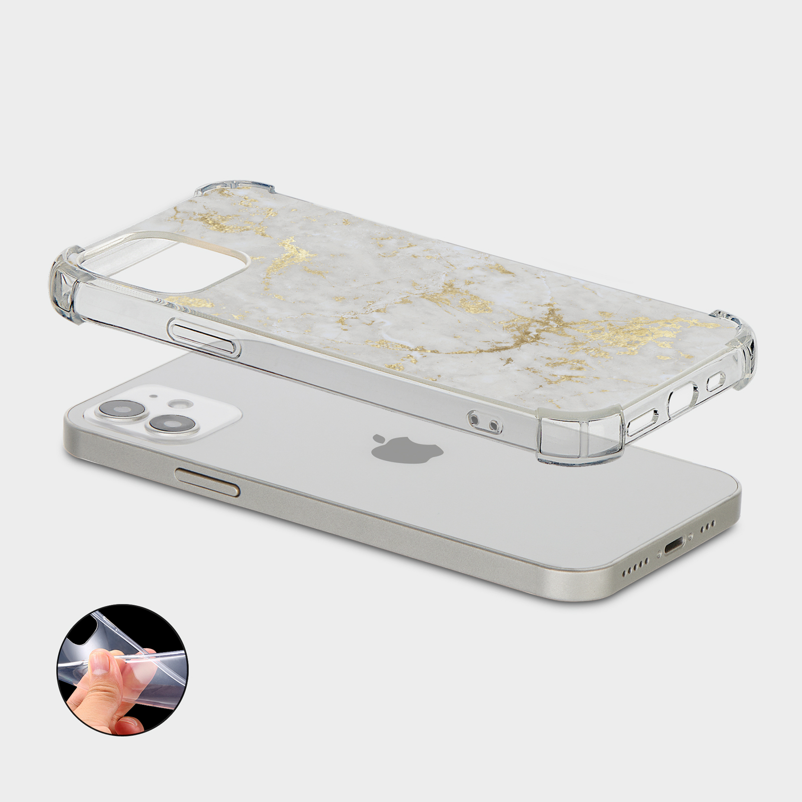 CASE FOR IPHONE 15 14 13 12 11 SE 8 PRO SHOCKPROOF PHONE COVER COLOUR SWIRL - Picture 32 of 34