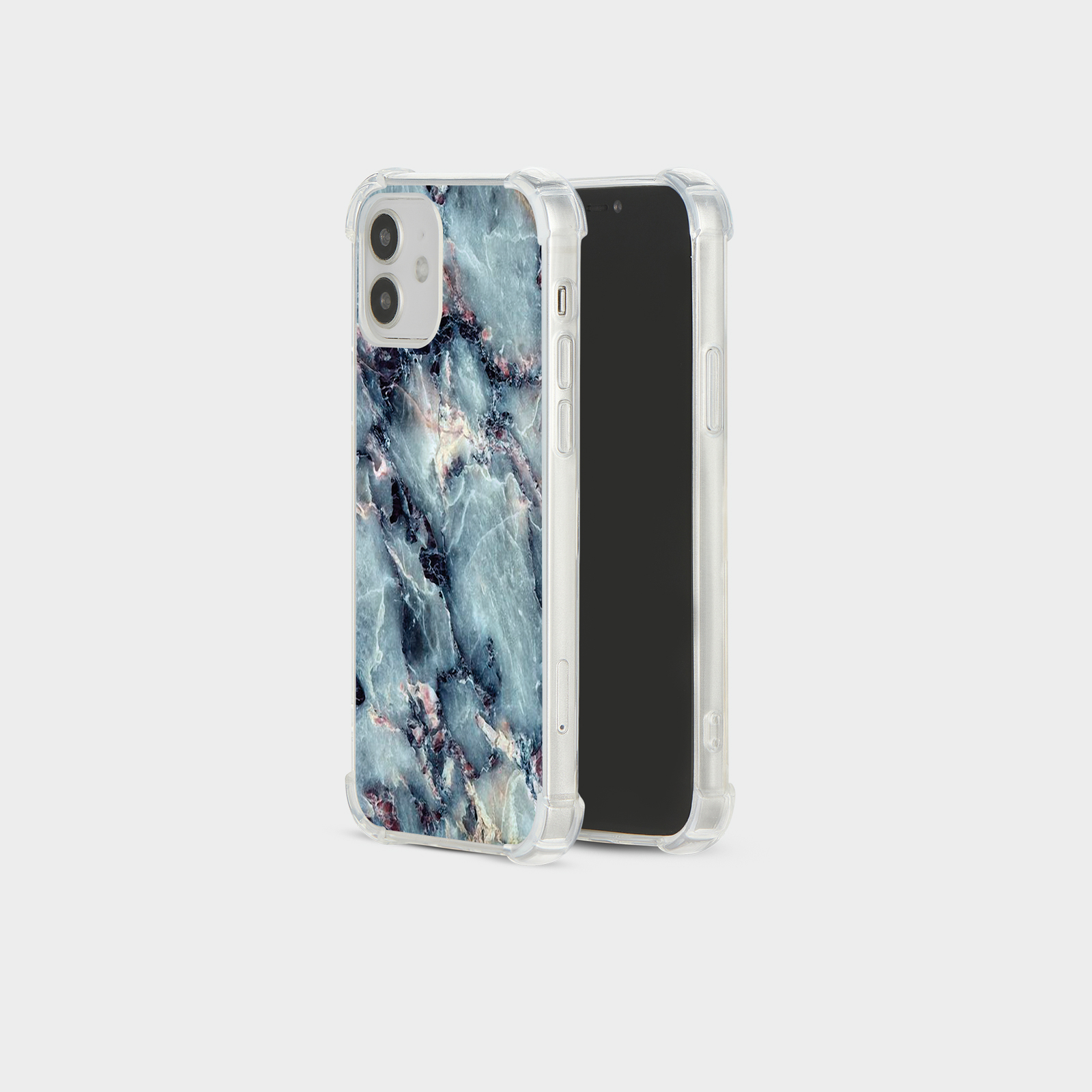 CASE FOR IPHONE 15 14 13 12 11 SE 8 PRO SHOCKPROOF PHONE COVER MARBLE GRANITE - Picture 3 of 34