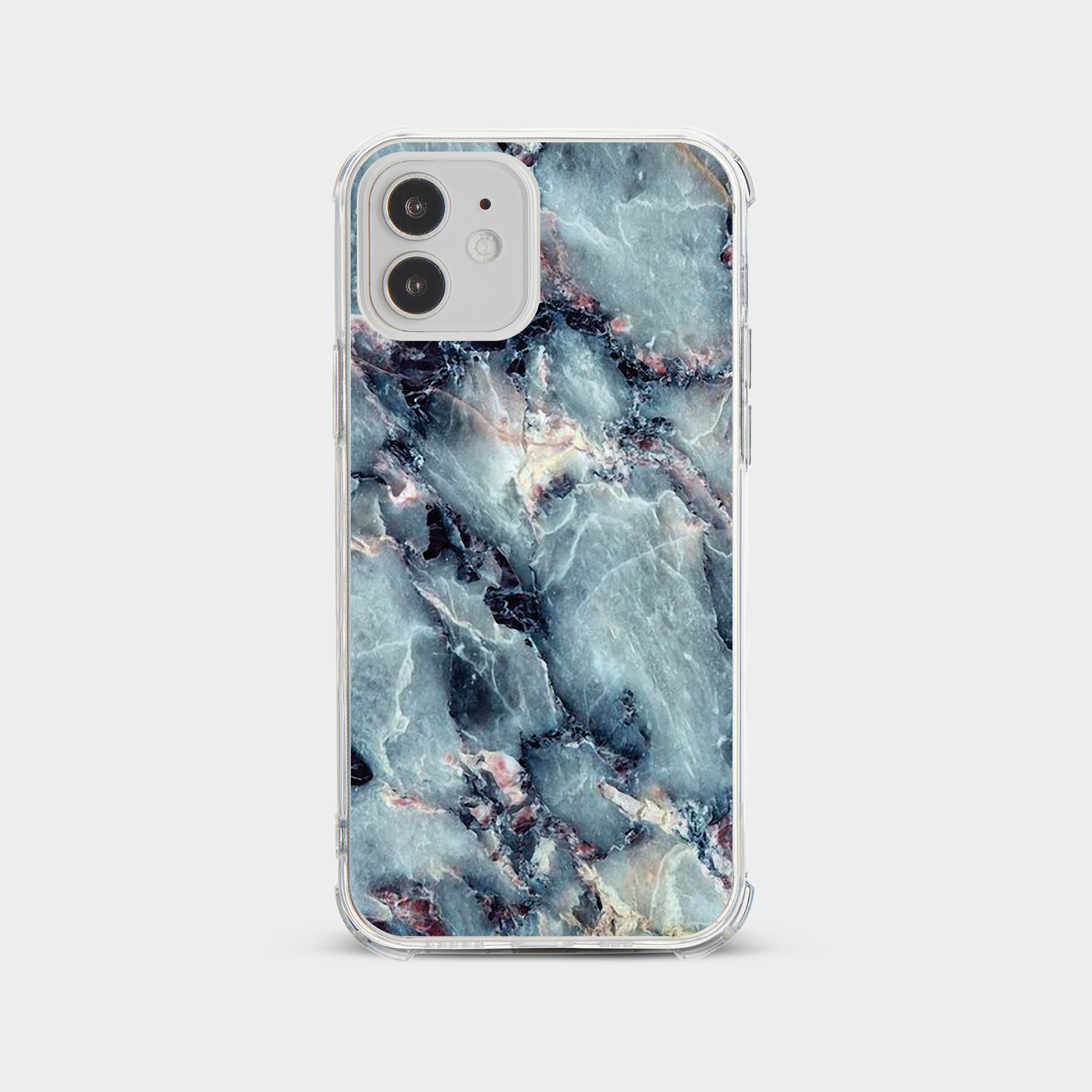 CASE FOR IPHONE 15 14 13 12 11 SE 8 PRO SHOCKPROOF PHONE COVER MARBLE GRANITE - Picture 2 of 34