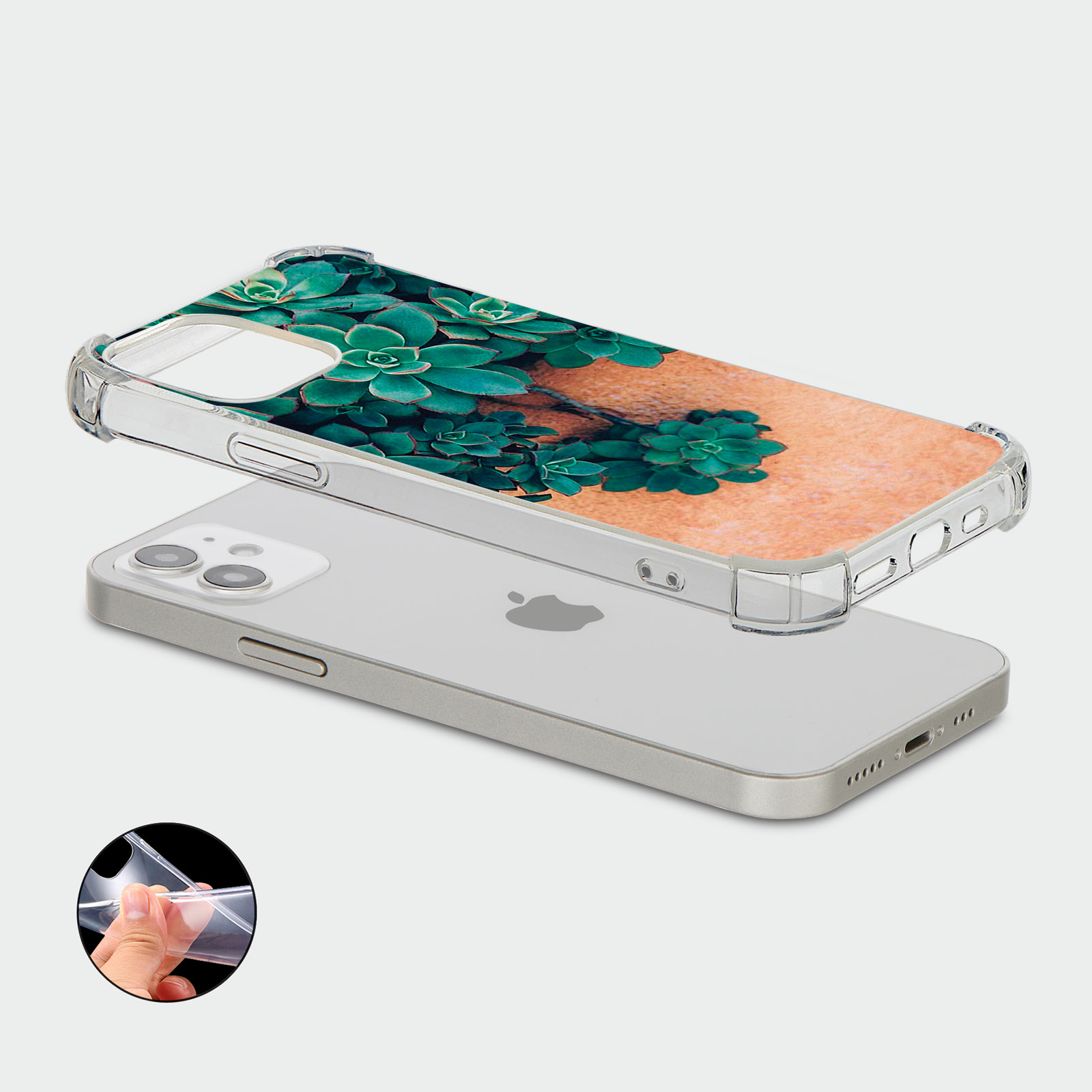 CASE FOR IPHONE 15 14 13 12 11 SE 8 PRO SHOCKPROOF PHONE COVER FLORAL FLAMINGO - Picture 8 of 34
