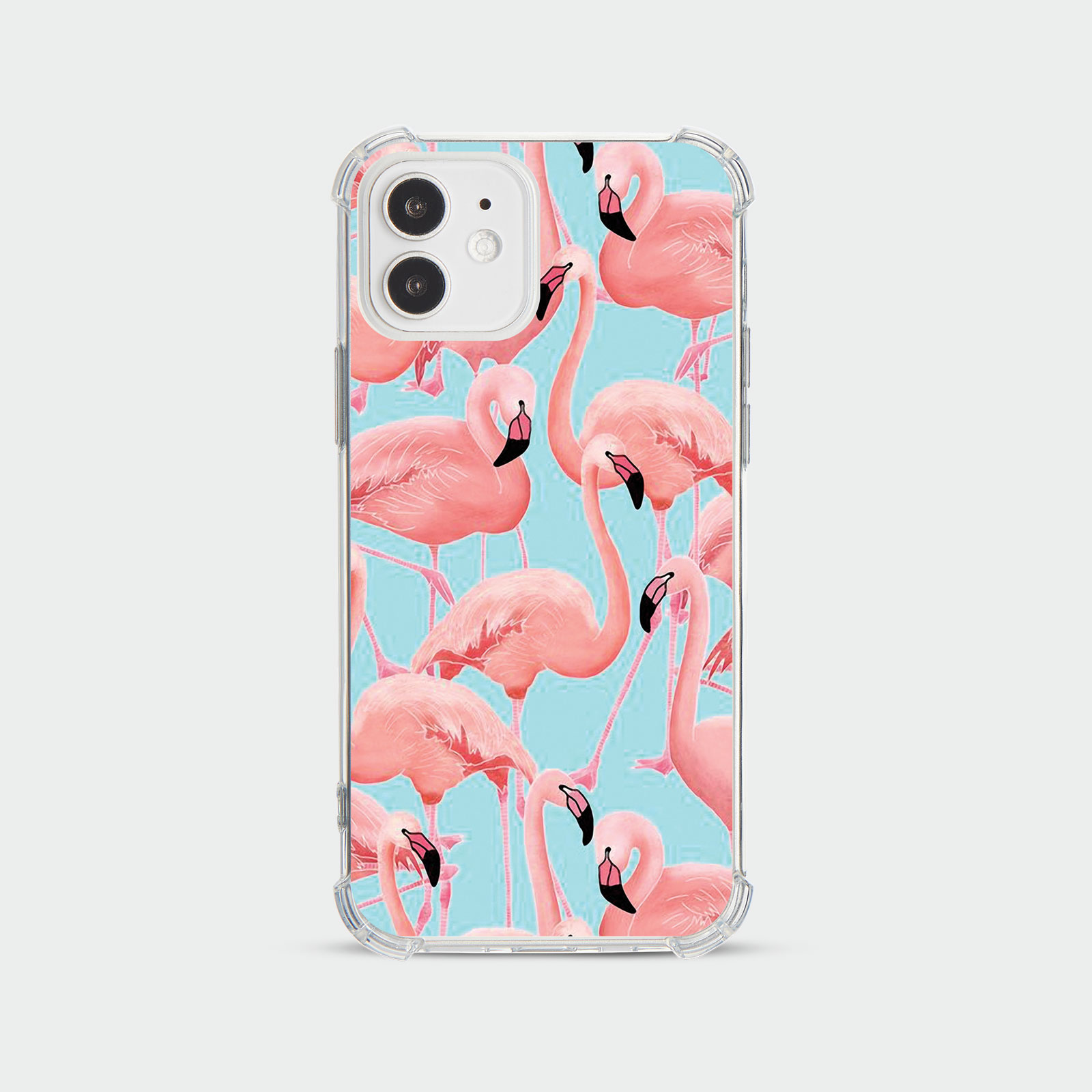 CASE FOR IPHONE 15 14 13 12 11 SE 8 PRO SHOCKPROOF PHONE COVER FLORAL FLAMINGO - Picture 14 of 34