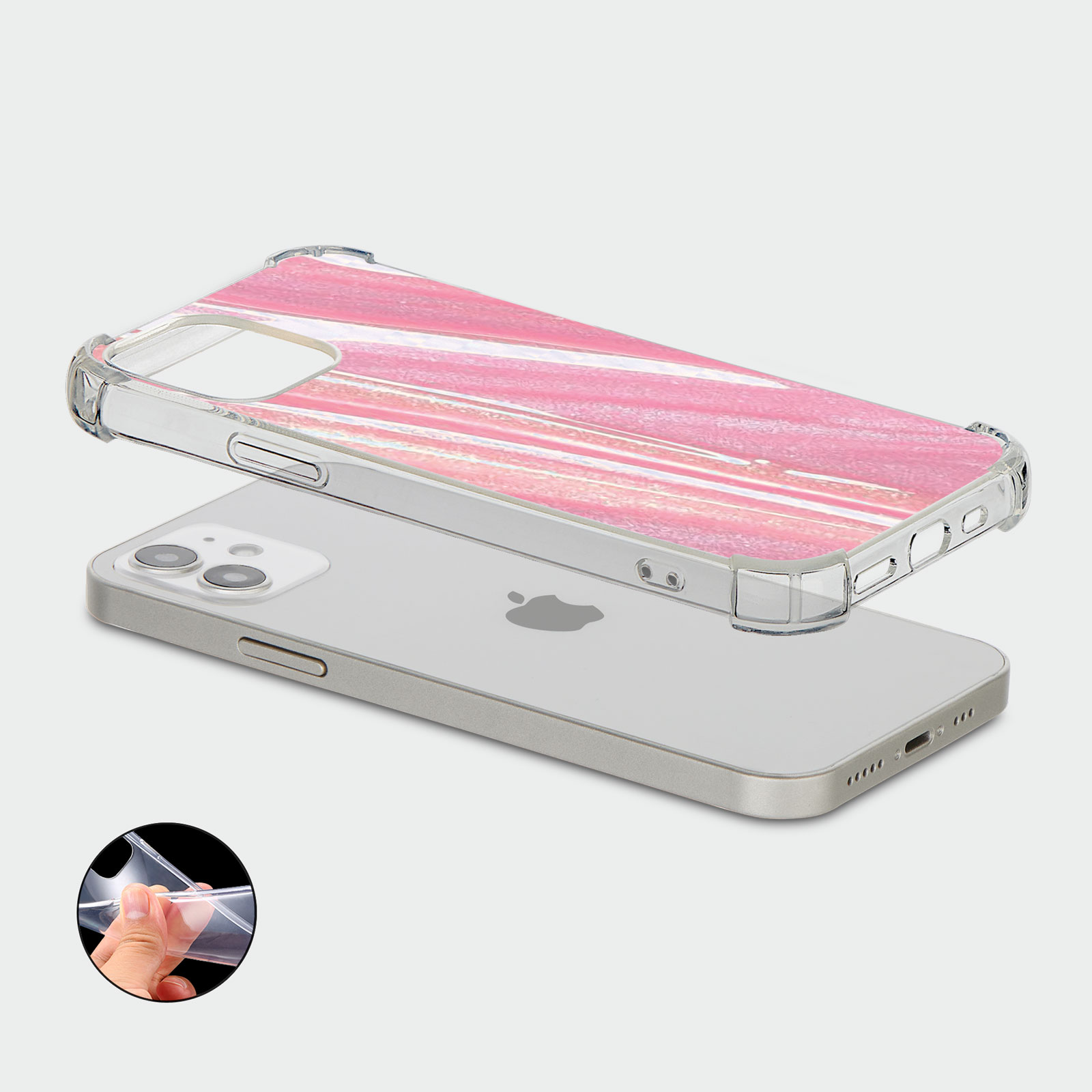CASE FOR IPHONE 15 14 13 12 11 SE 8 PRO SHOCKPROOF PHONE COVER FLORAL FLAMINGO - Picture 32 of 34
