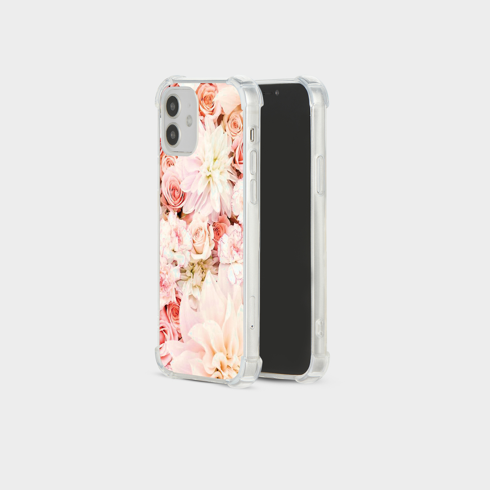 CASE FOR IPHONE 15 14 13 12 11 SE 8 PRO SHOCKPROOF PHONE COVER ROSE GOLD GRAY - Picture 7 of 34