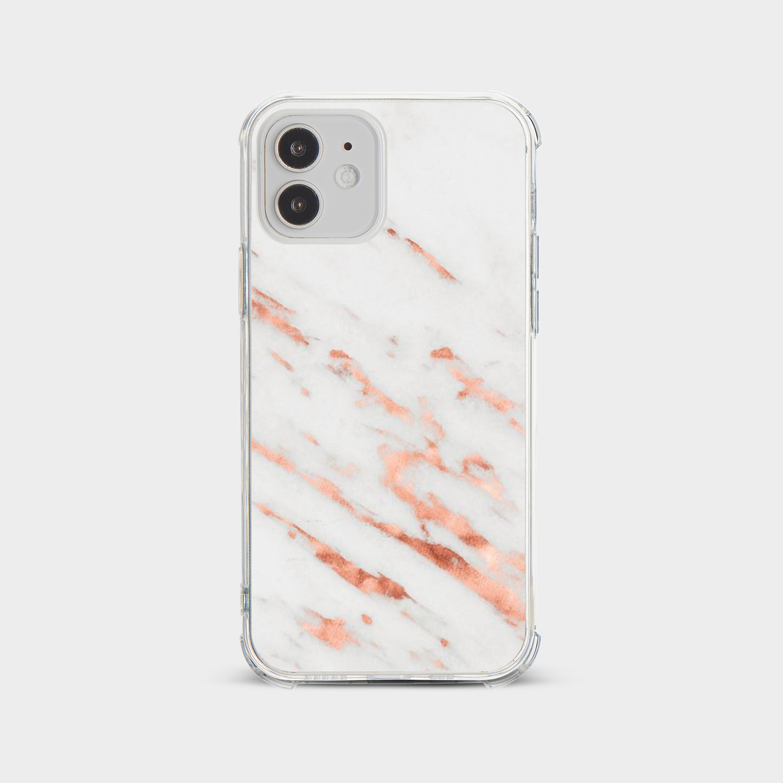 CASE FOR IPHONE 15 14 13 12 11 SE 8 PRO SHOCKPROOF PHONE COVER ROSE GOLD GRAY - Picture 14 of 34