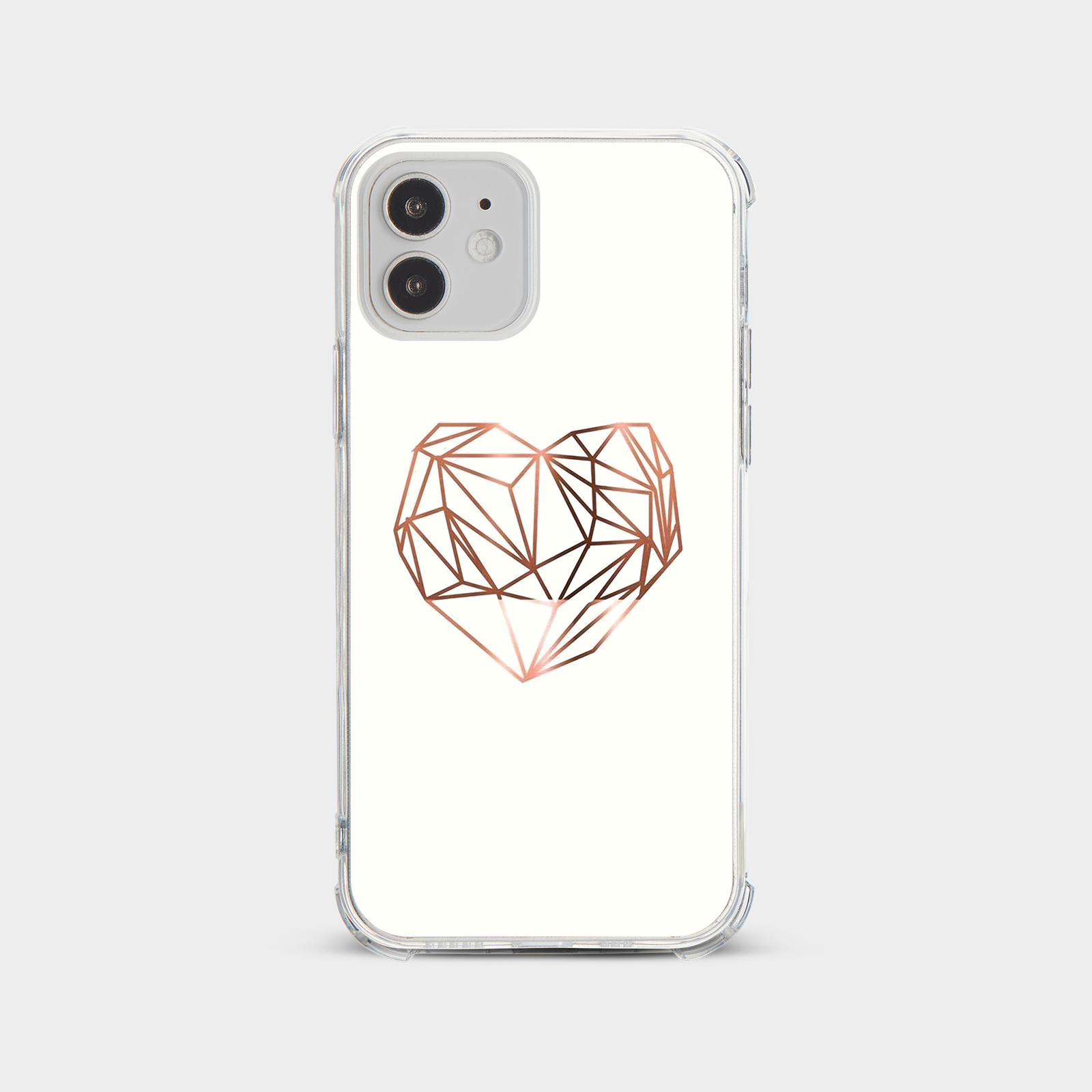 CASE FOR IPHONE 15 14 13 12 11 SE 8 PRO SHOCKPROOF PHONE COVER ROSE GOLD GRAY - Picture 22 of 34