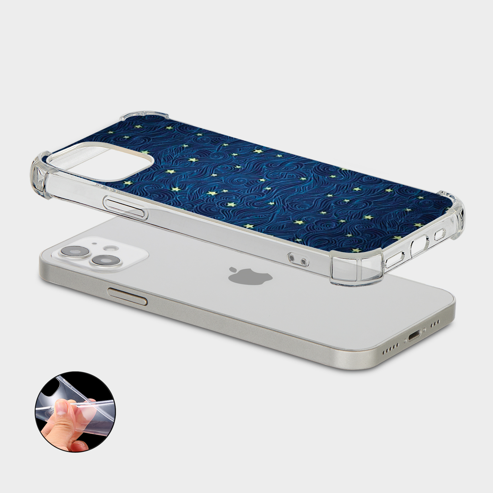 CASE FOR IPHONE 15 14 13 12 11 SE 8 SHOCKPROOF PHONE COVER ROSES CLOUD BULLDOG - Picture 16 of 34