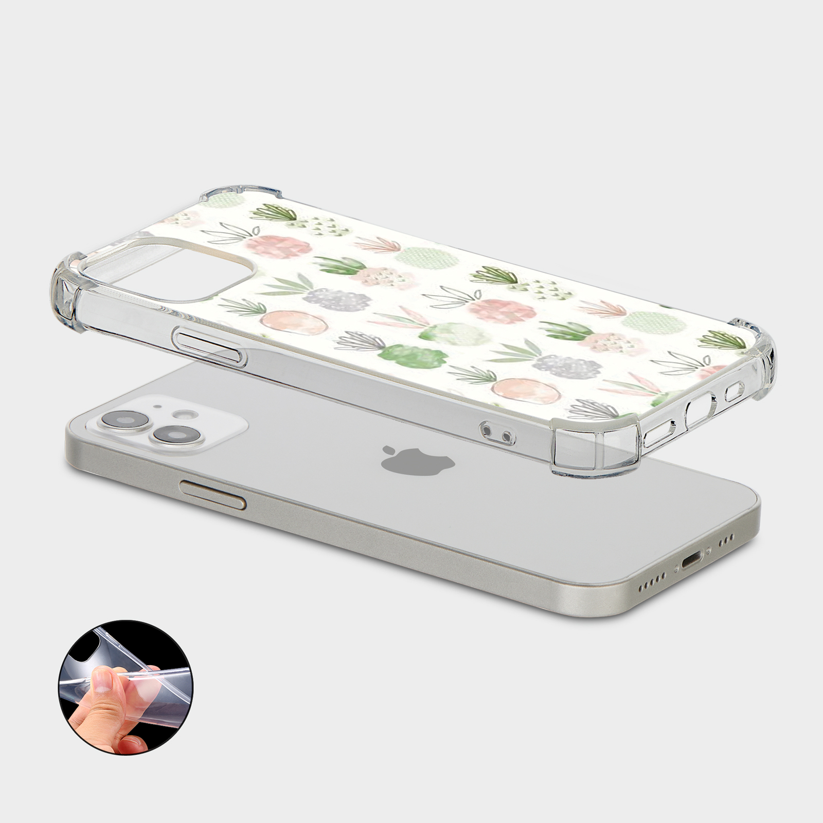 CASE FOR IPHONE 15 14 13 12 11 SE 8 SHOCKPROOF PHONE COVER ROSES CLOUD BULLDOG - Picture 32 of 34