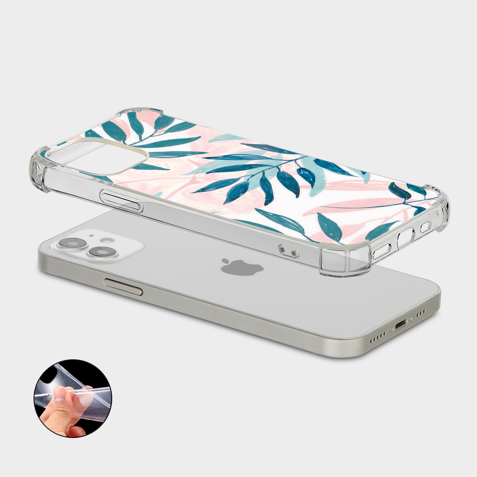 CASE FOR IPHONE 15 14 13 12 11 SE 8 SHOCKPROOF PHONE COVER STARS FLORAL MARBLE - Picture 8 of 34