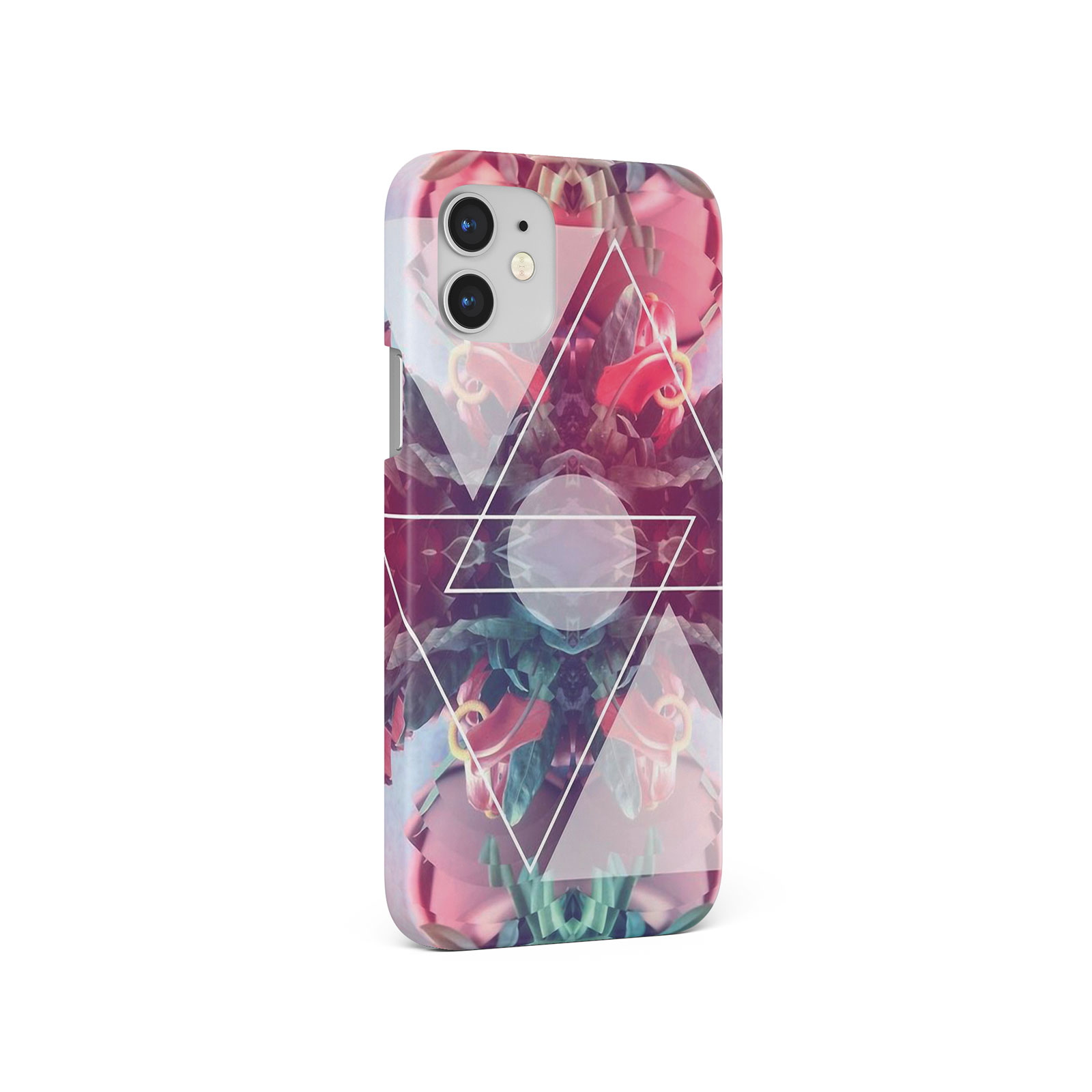 CASE FOR IPHONE 16 15 14 13 12 11 SE 8 PRO MAX HARD PHONE COVER PINK BLUE FLORAL - Picture 3 of 10