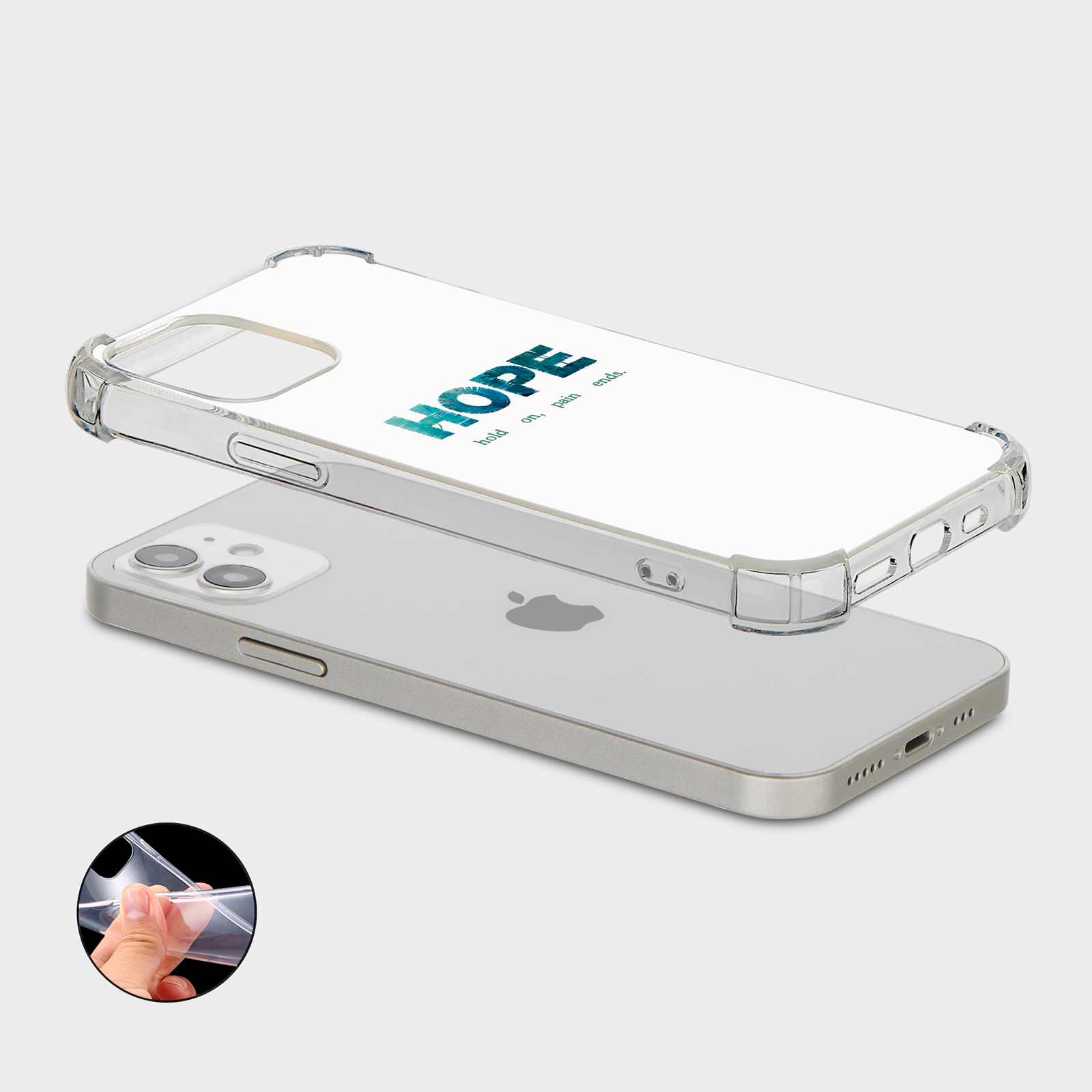 CASE FOR IPHONE 15 14 13 12 11 SE 8 SHOCKPROOF PHONE COVER INSPIRATIONAL QUOTE - Picture 8 of 34