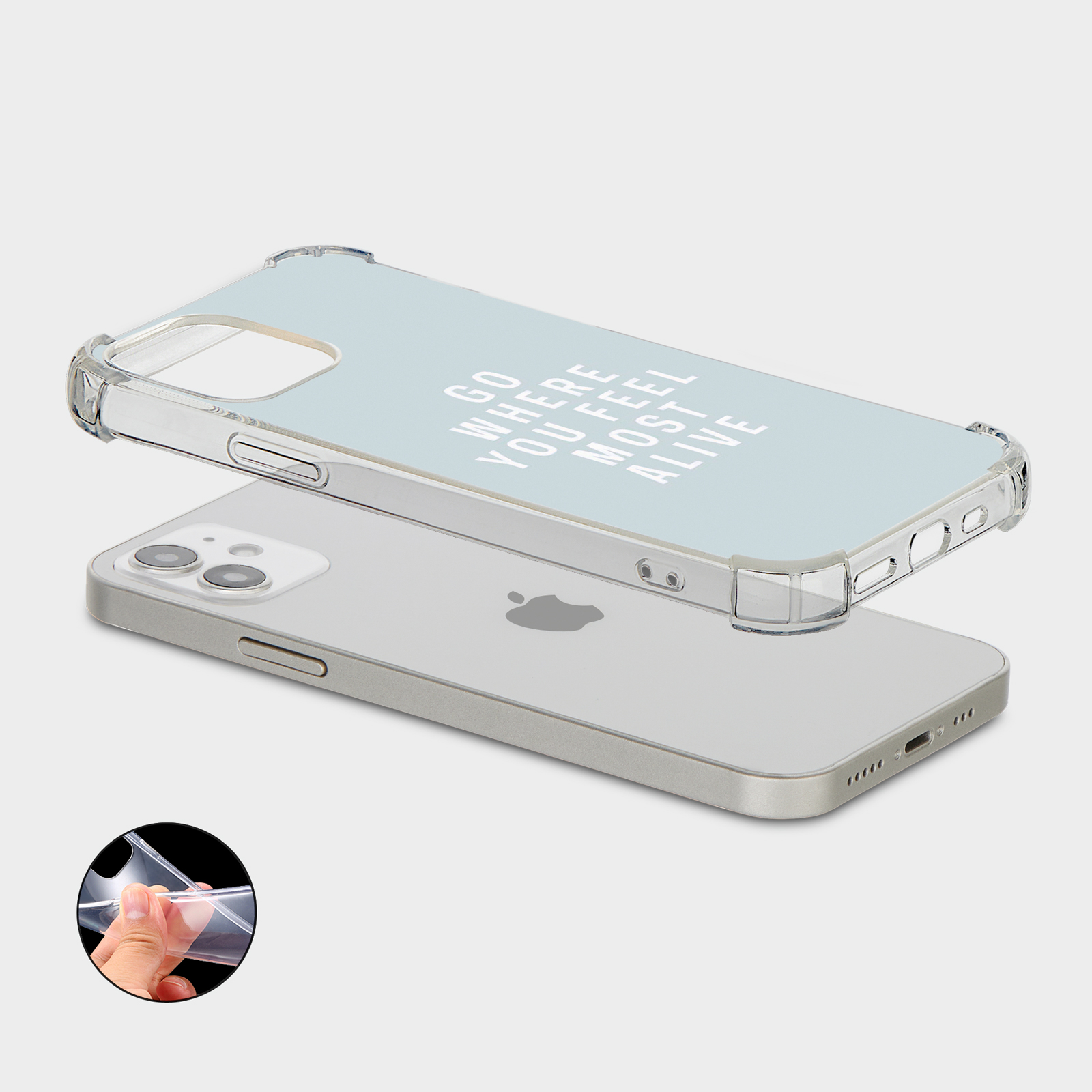 CASE FOR IPHONE 15 14 13 12 11 SE 8 SHOCKPROOF PHONE COVER INSPIRATIONAL QUOTE - Picture 28 of 34