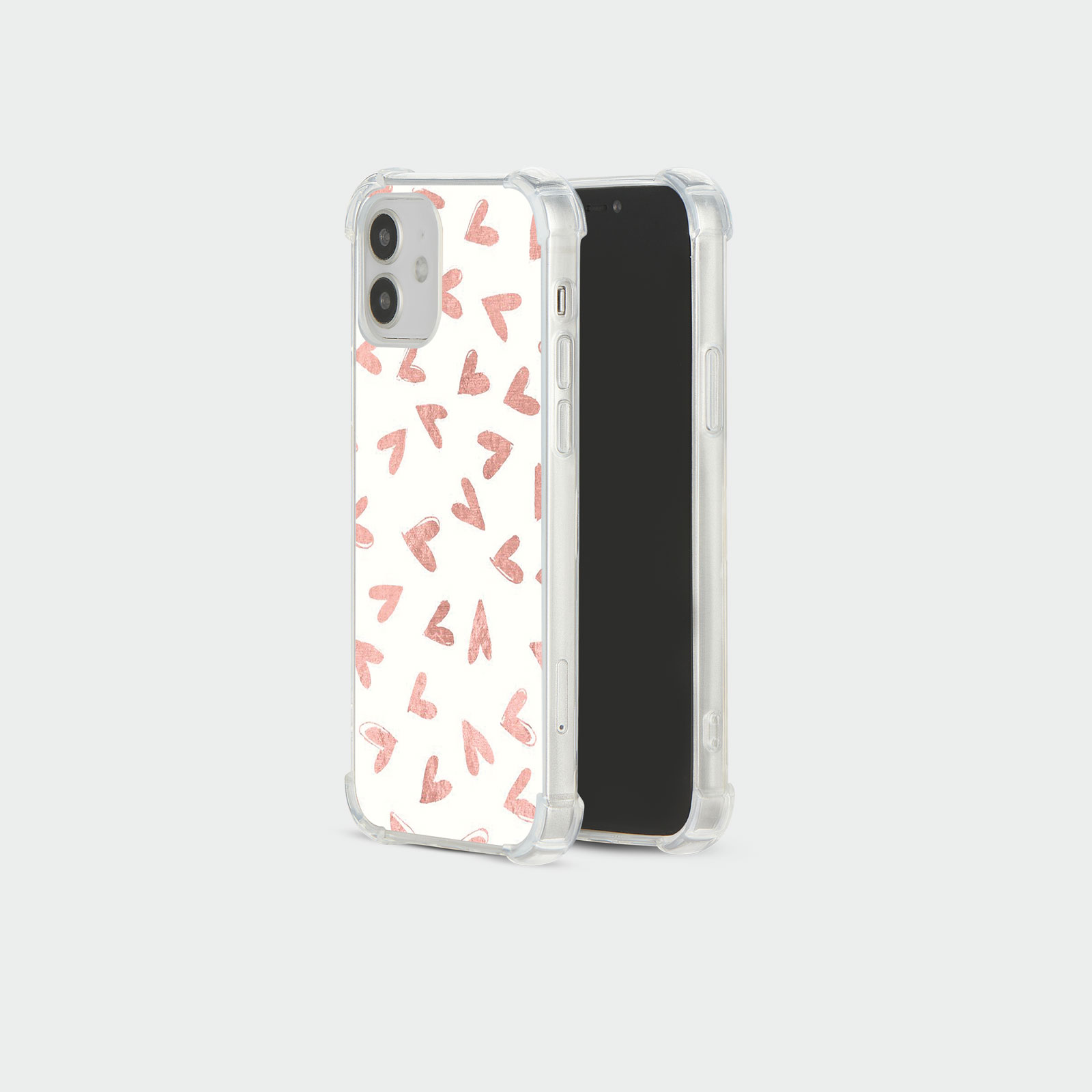 CASE FOR IPHONE 15 14 13 12 11 SE 8 PRO SHOCKPROOF PHONE COVER MARBLE ROSE GOLD - Picture 15 of 34