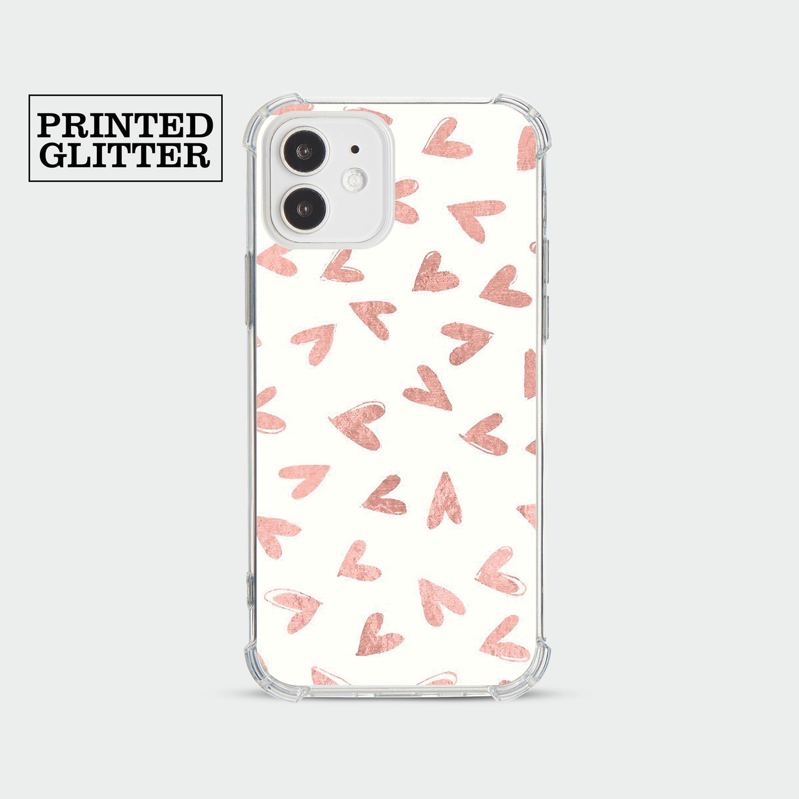 CASE FOR IPHONE 15 14 13 12 11 SE 8 PRO SHOCKPROOF PHONE COVER MARBLE ROSE GOLD - Picture 14 of 34