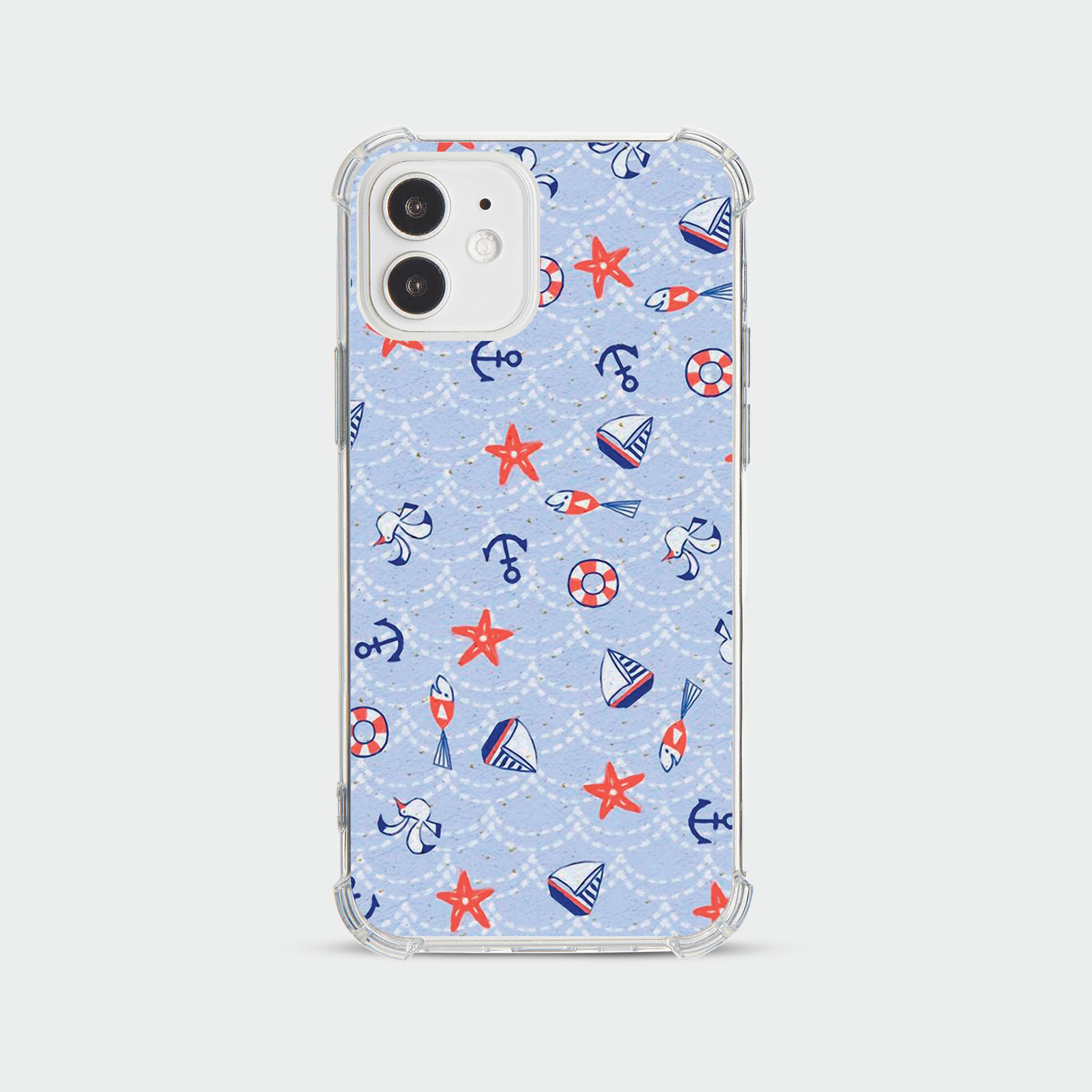 CASE FOR IPHONE 15 14 13 12 11 SE 8 PRO SHOCKPROOF PHONE COVER ANCHOR SEA BEACH - Picture 30 of 34