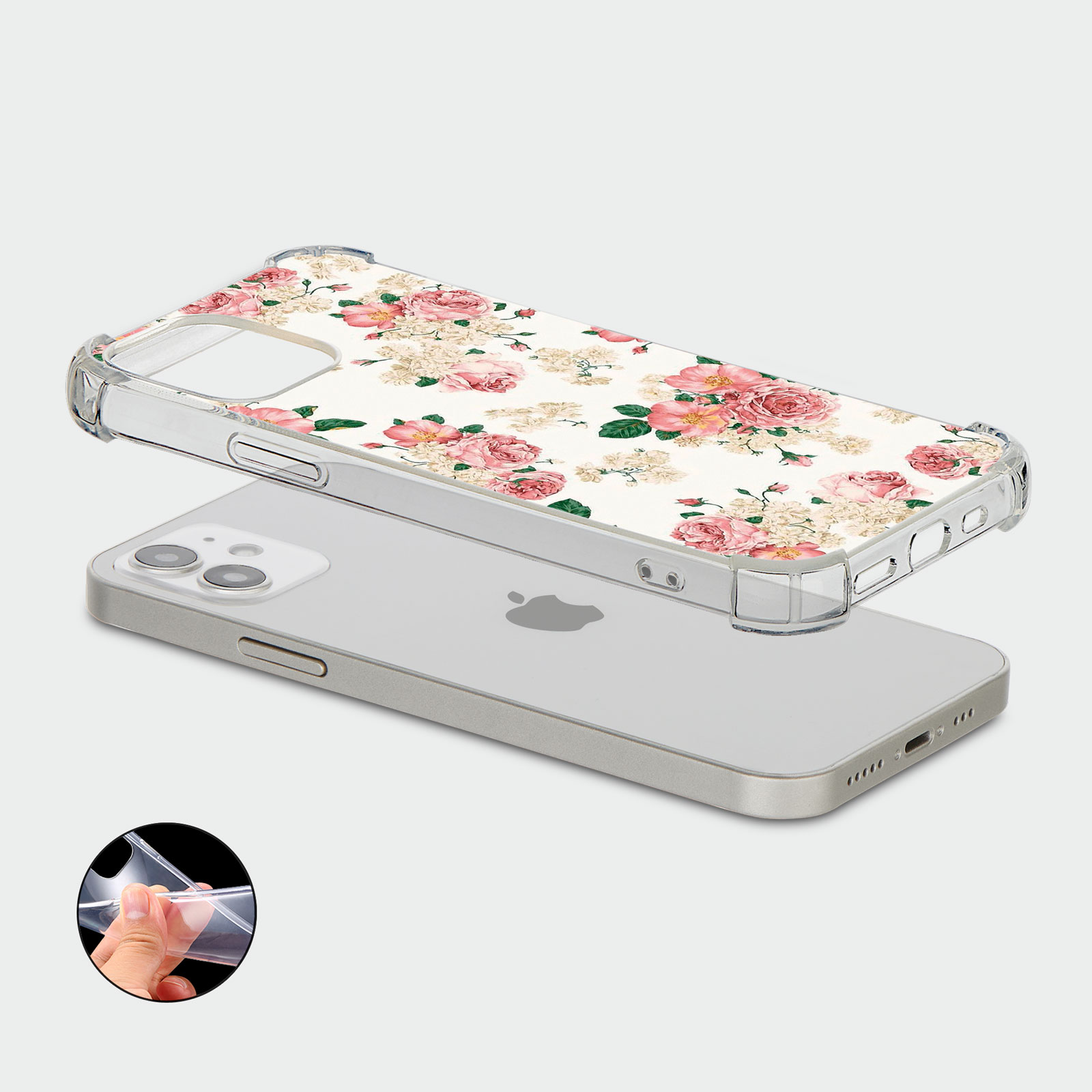 CASE FOR IPHONE 15 14 13 12 11 SE 8 PRO SHOCKPROOF PHONE COVER SHABBY CHIC CUTE - Picture 12 of 34