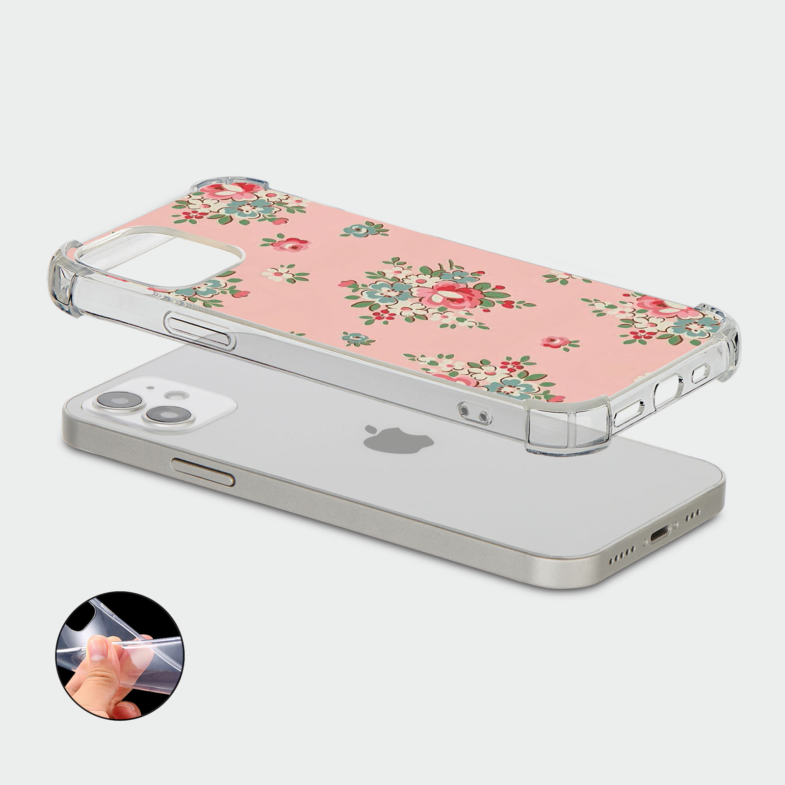 CASE FOR IPHONE 15 14 13 12 11 SE 8 PRO SHOCKPROOF PHONE COVER SHABBY CHIC CUTE - Picture 20 of 34