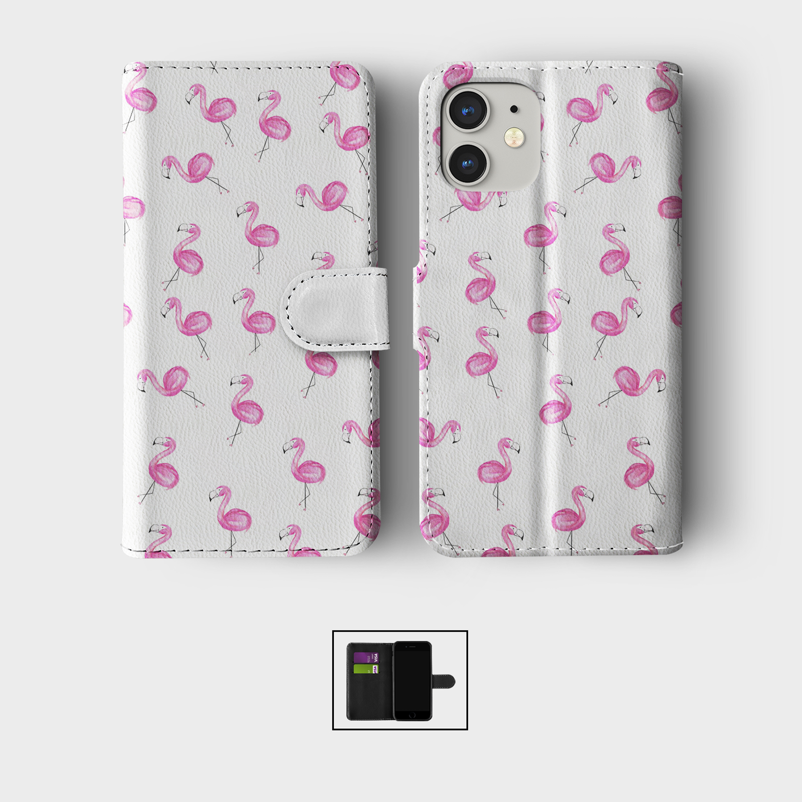 CASE FOR IPHONE 16 15 14 13 12 11 PRO WALLET FLIP PHONE COVER COLOURFUL SUMMER - Picture 6 of 10
