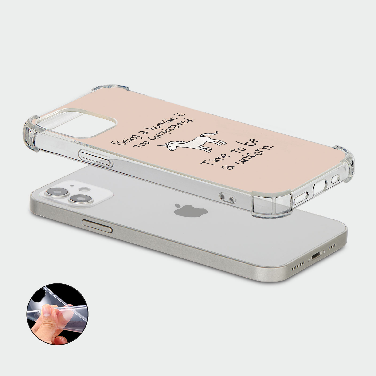 CASE FOR IPHONE 15 14 13 12 11 SE 8 SHOCKPROOF PHONE COVER UNICORN KAWAII CUTE - Picture 8 of 34