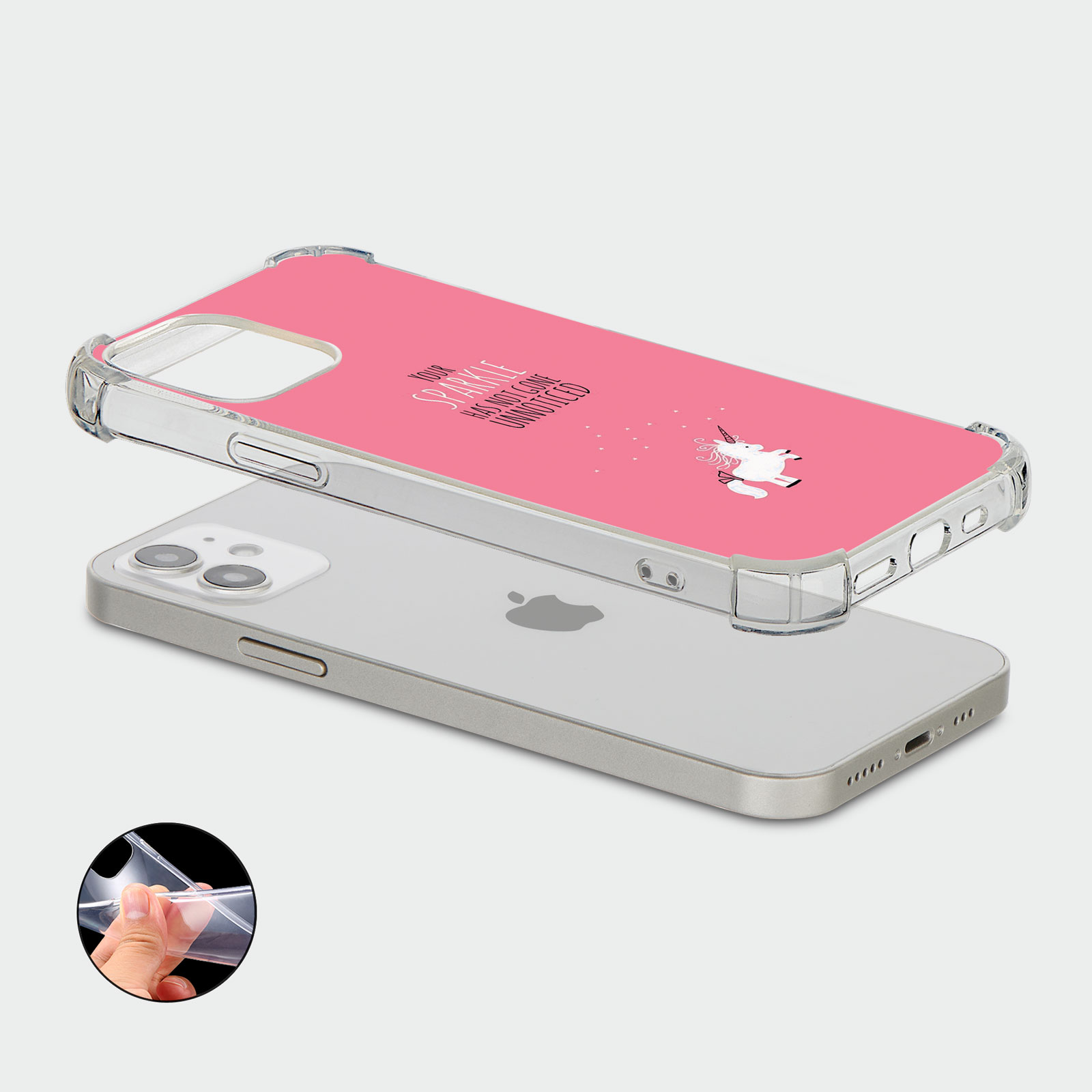 CASE FOR IPHONE 15 14 13 12 11 SE 8 SHOCKPROOF PHONE COVER UNICORN KAWAII CUTE - Picture 24 of 34
