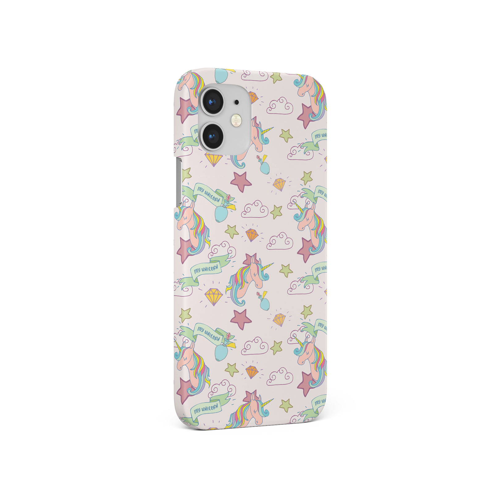 CASE FOR IPHONE 16 16E 15 14 13 12 PRO MAX HARD PHONE COVER CUTE UNICORNS STARS - Picture 2 of 9