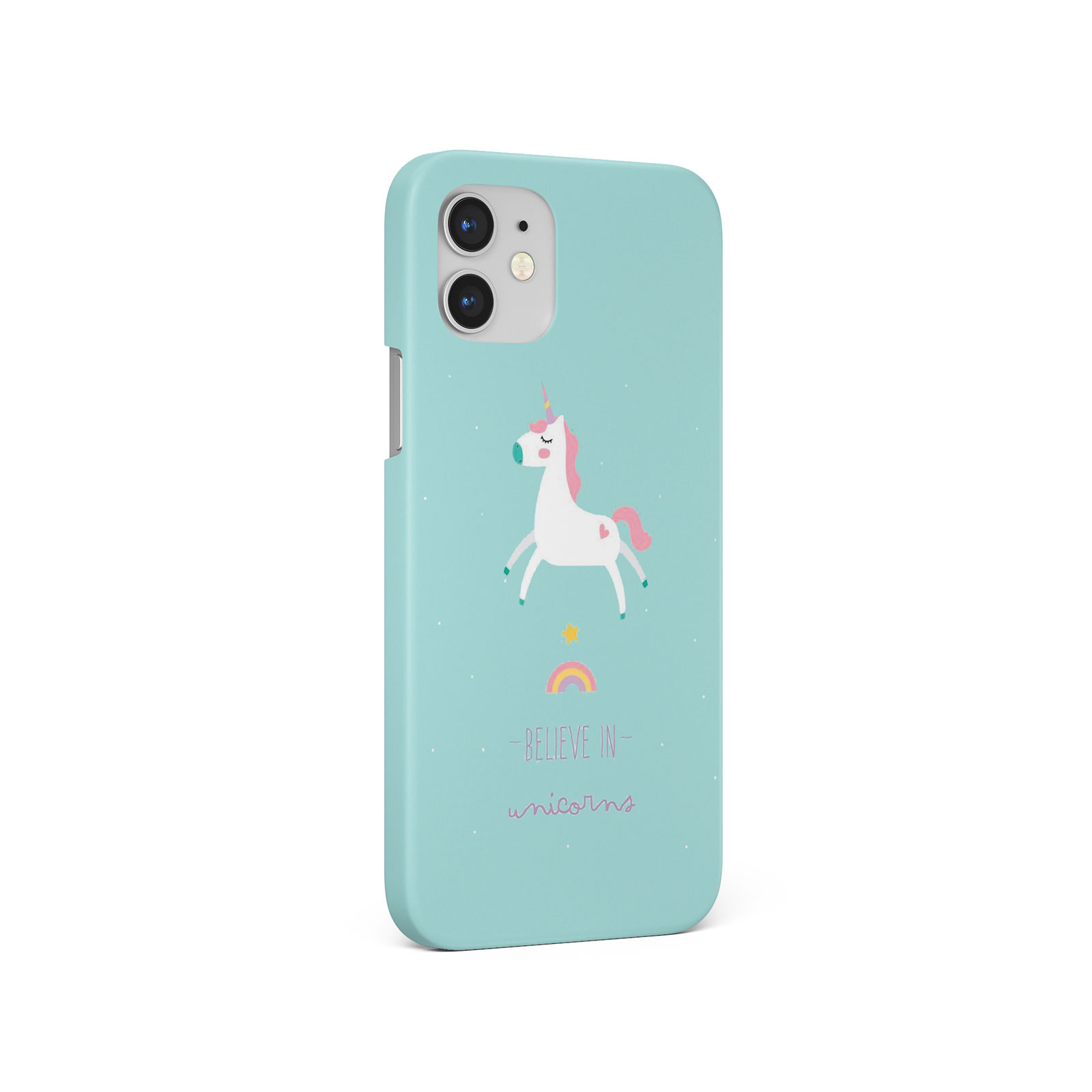 CASE FOR IPHONE 16 15 14 13 12 11 SE 8 PRO MAX HARD PHONE COVER RAINBOW UNICORN - Picture 6 of 10