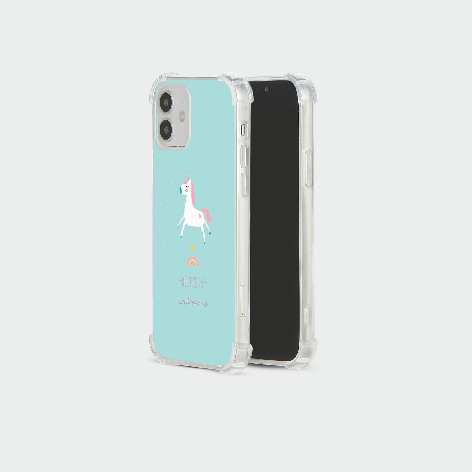 CASE FOR IPHONE 15 14 13 12 11 SE 8 PRO SHOCKPROOF PHONE COVER RAINBOW UNICORN - Picture 19 of 34