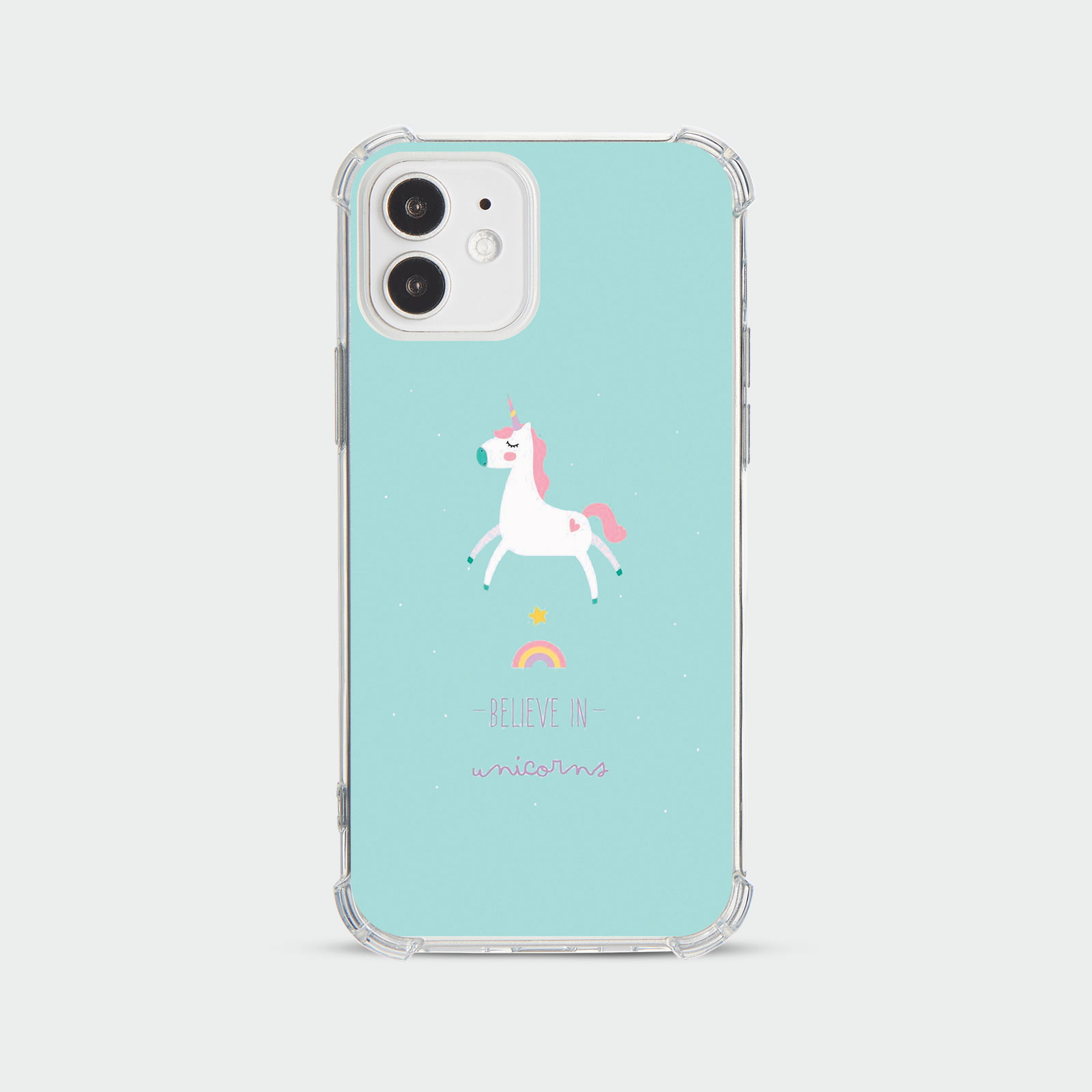 CASE FOR IPHONE 15 14 13 12 11 SE 8 PRO SHOCKPROOF PHONE COVER RAINBOW UNICORN - Picture 18 of 34