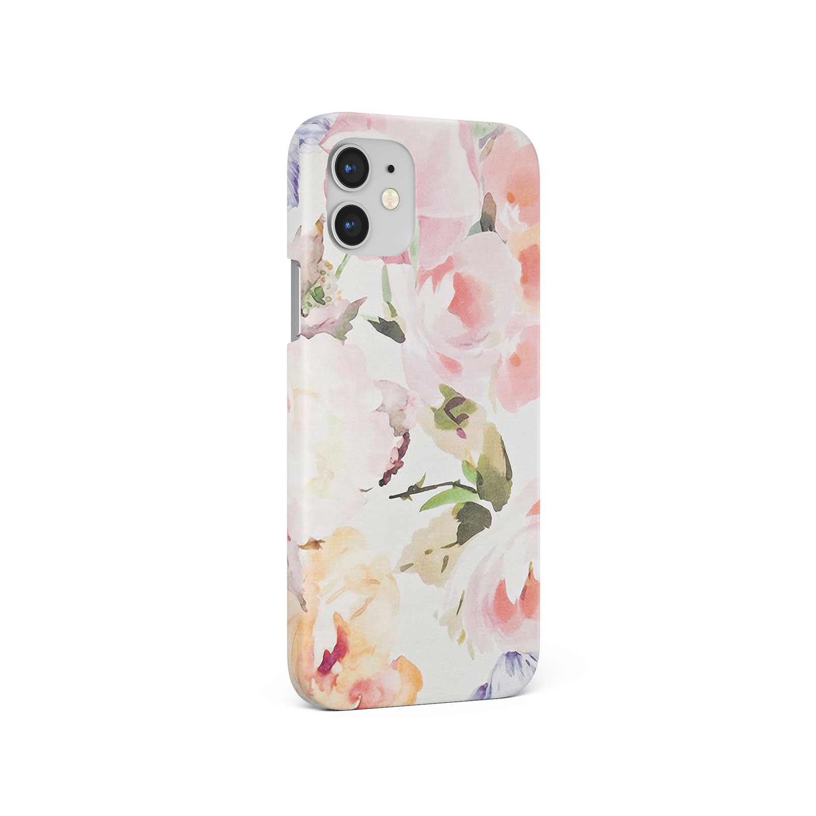 CASE FOR IPHONE 16 15 14 13 12 8 SE PRO MAX HARD PHONE COVER WATERCOLOUR FLOWERS - Picture 5 of 10