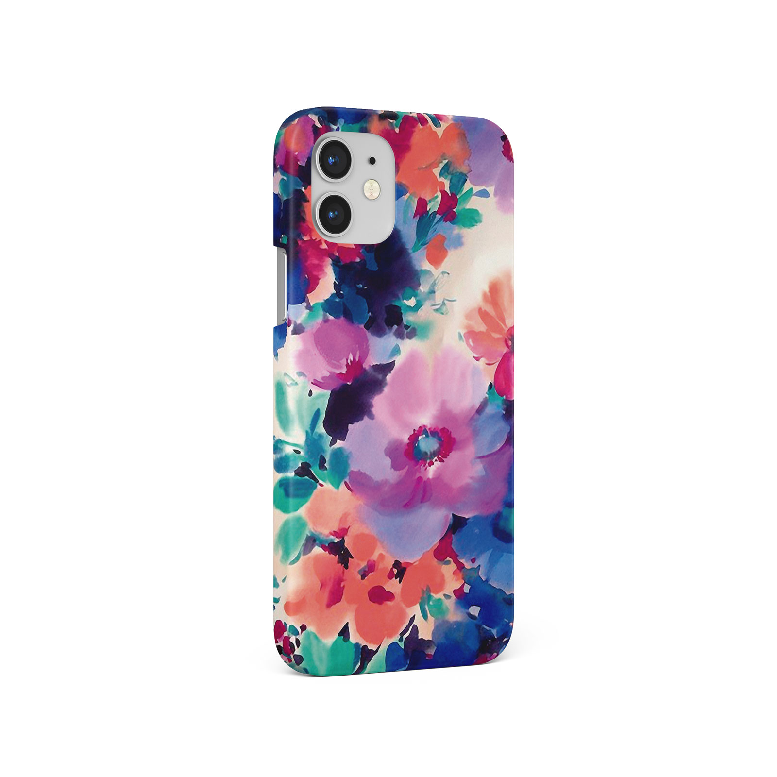 CASE FOR IPHONE 16 15 14 13 12 8 SE PRO MAX HARD PHONE COVER WATERCOLOUR FLOWERS - Picture 6 of 10