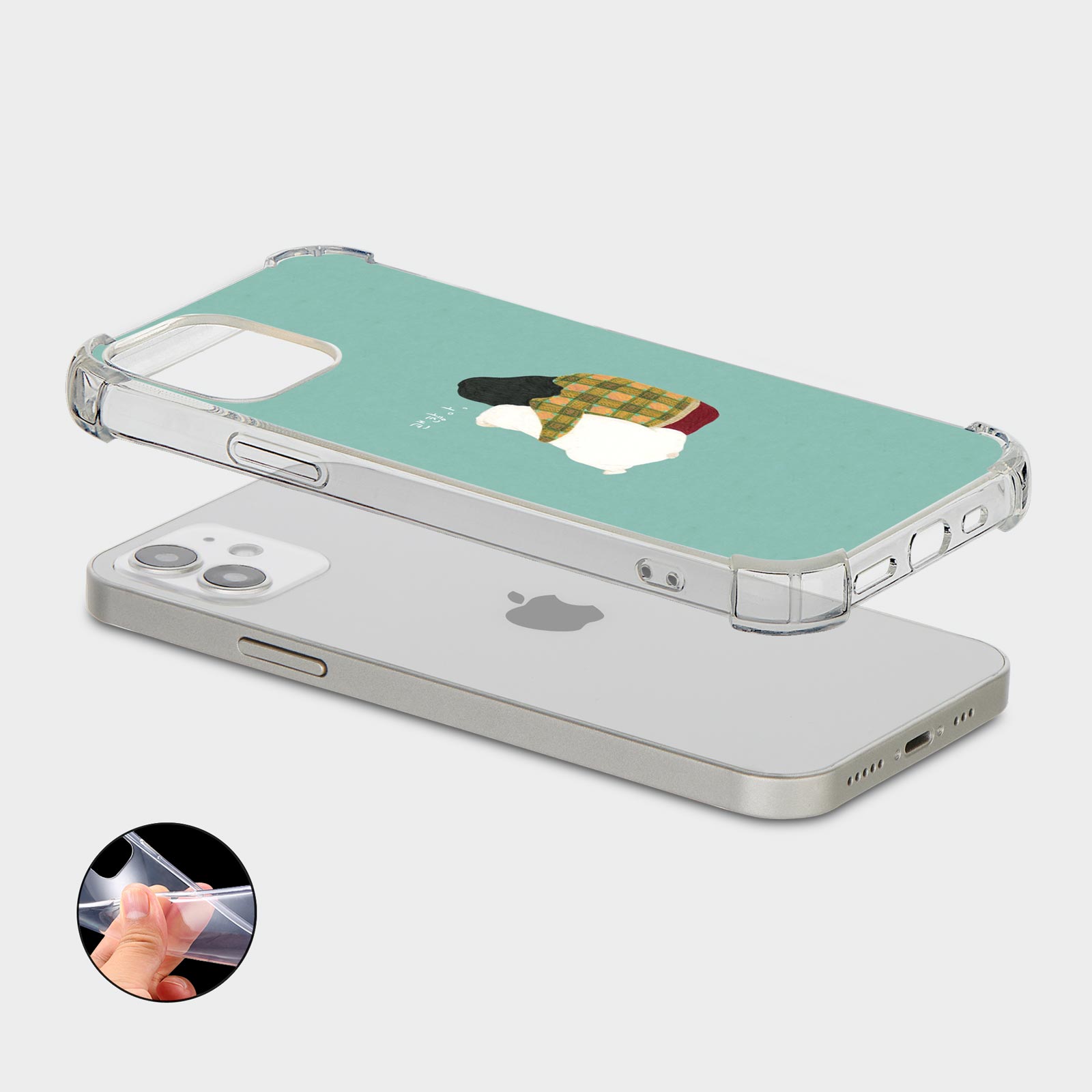 CASE FOR IPHONE 15 14 13 12 SHOCKPROOF PHONE COVER PET LOVER GIRL CUTE CARTOON - Picture 12 of 34