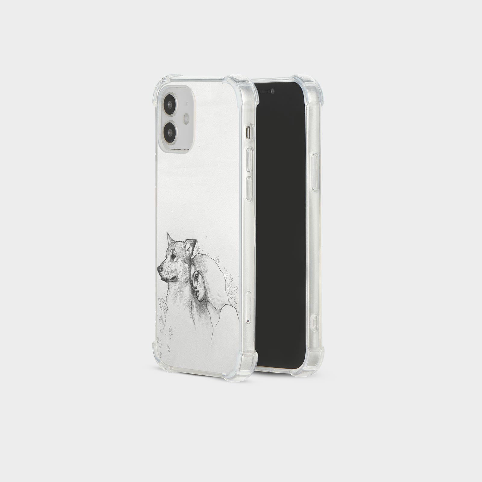 CASE FOR IPHONE 15 14 13 12 SHOCKPROOF PHONE COVER PET LOVER GIRL CUTE CARTOON - Picture 15 of 34