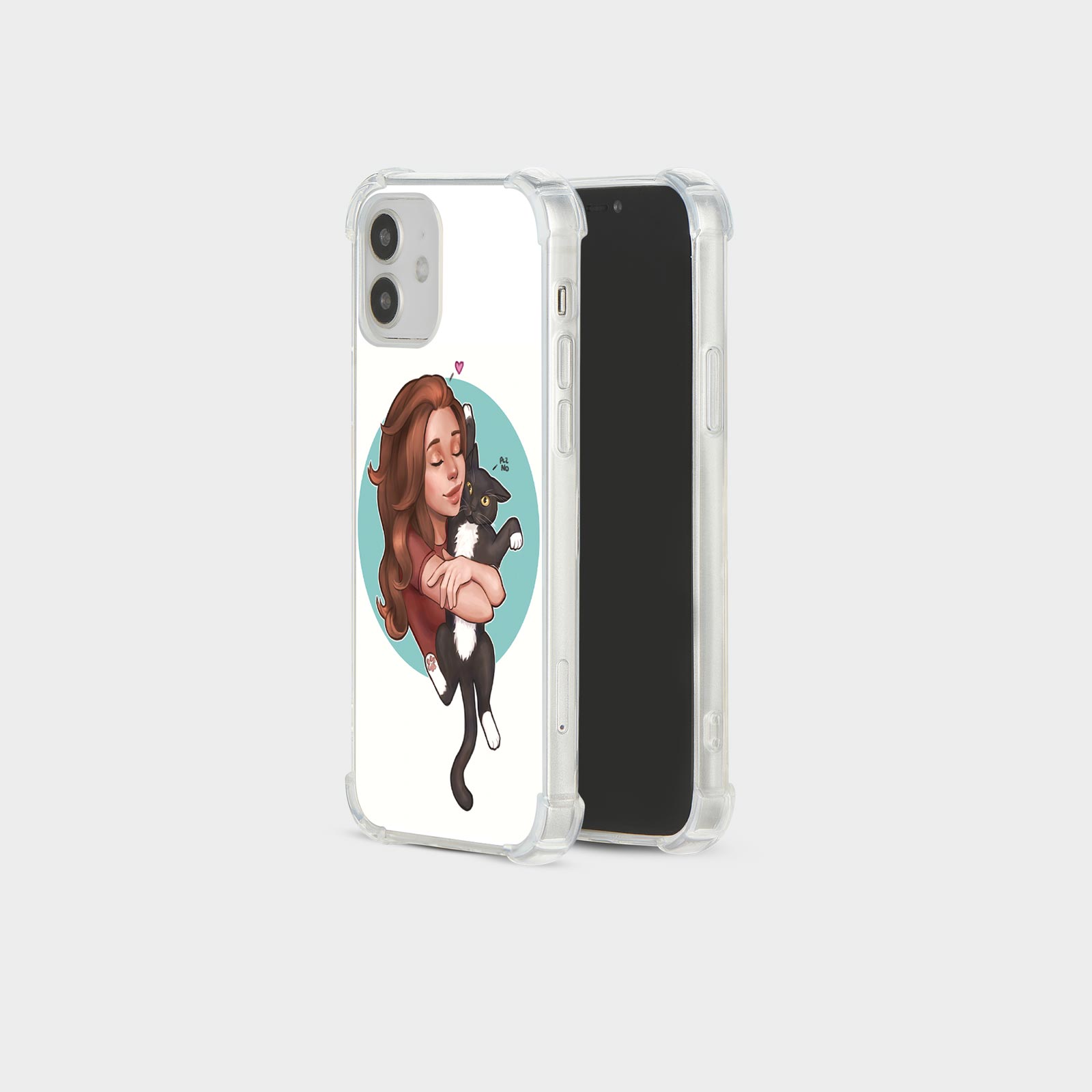 CASE FOR IPHONE 15 14 13 12 SHOCKPROOF PHONE COVER PET LOVER GIRL CUTE CARTOON - Picture 19 of 34